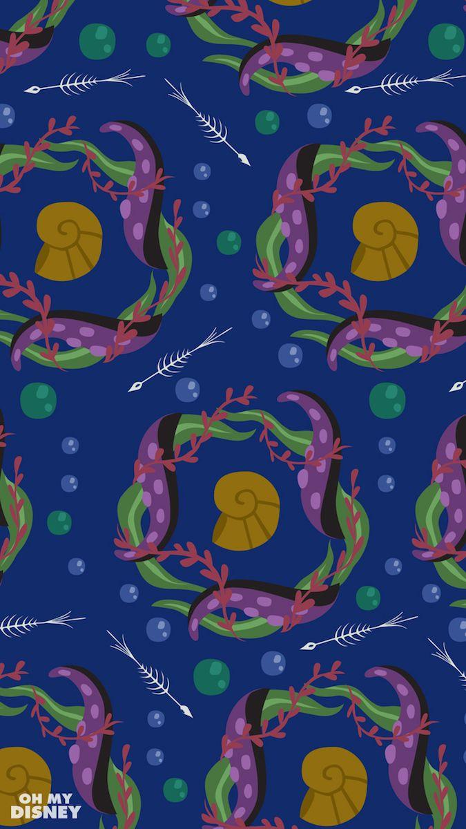 675x1200 These Disney Villain Phone Wallpaper Inspired By Gift Wrap Paper
