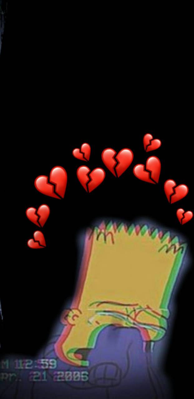 622x1280 Sad Bart wallpaper