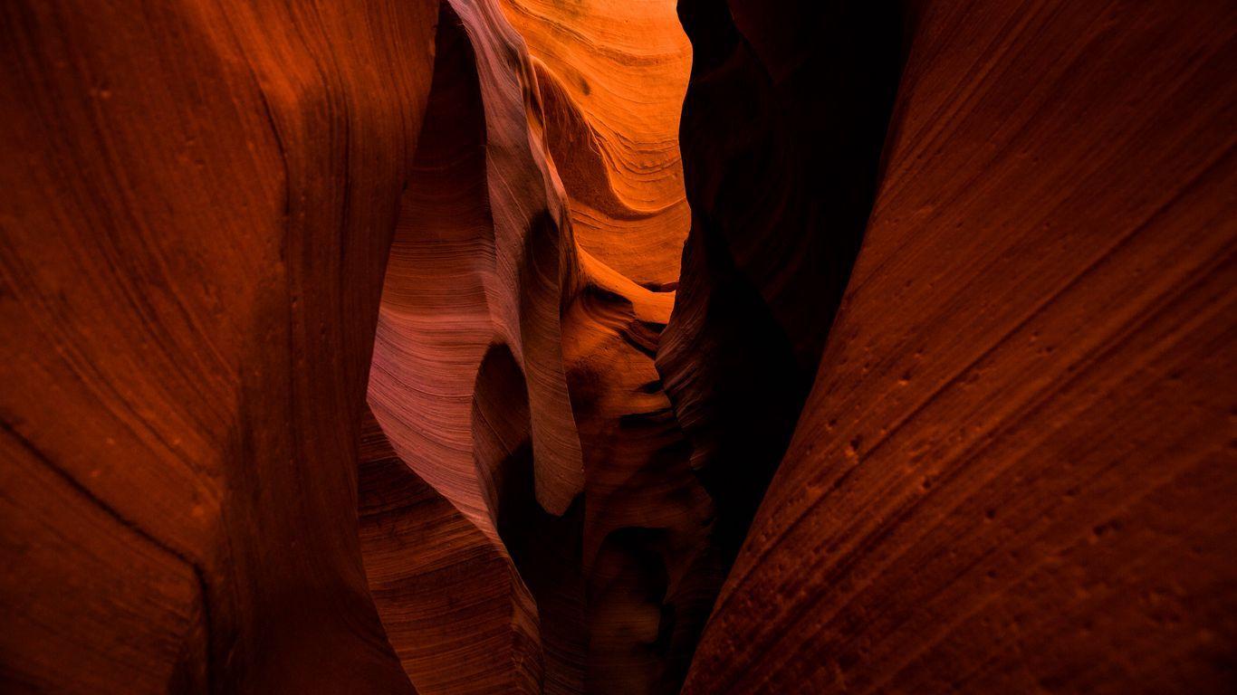 1366x768 Download wallpaper 1366x768 canyon, valley, slopes, arizona tablet
