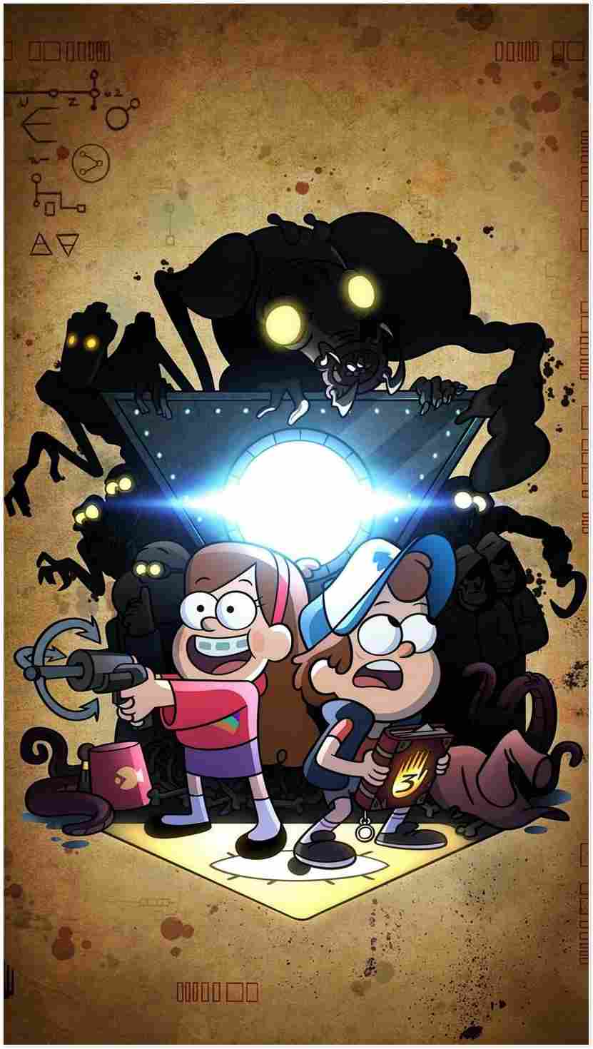 831x1470 Best 13 gravity falls wallpaper latest Update Wallpaper Wise
