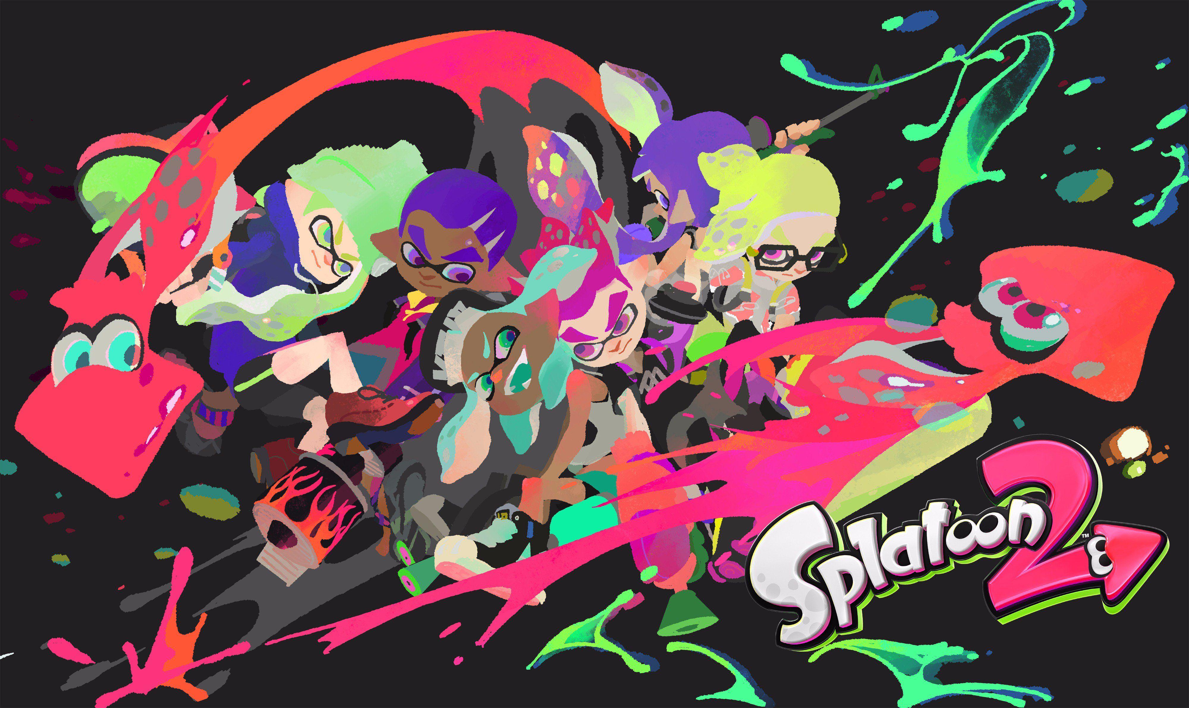 4000x2384 Splatoon Background