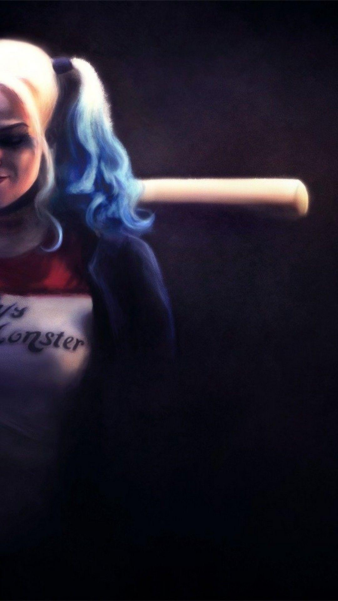 1080x1920 iPhone Wallpaper Picture Of Harley Quinn 3D iPhone Wallpaper
