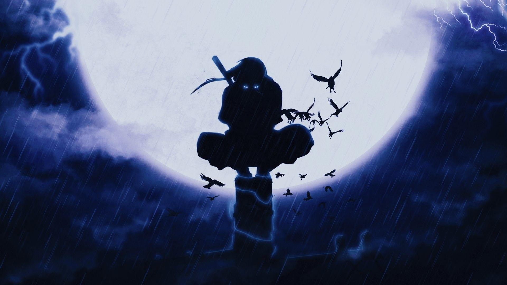 1920x1080 Itachi Aesthetic Landscape Wallpaper