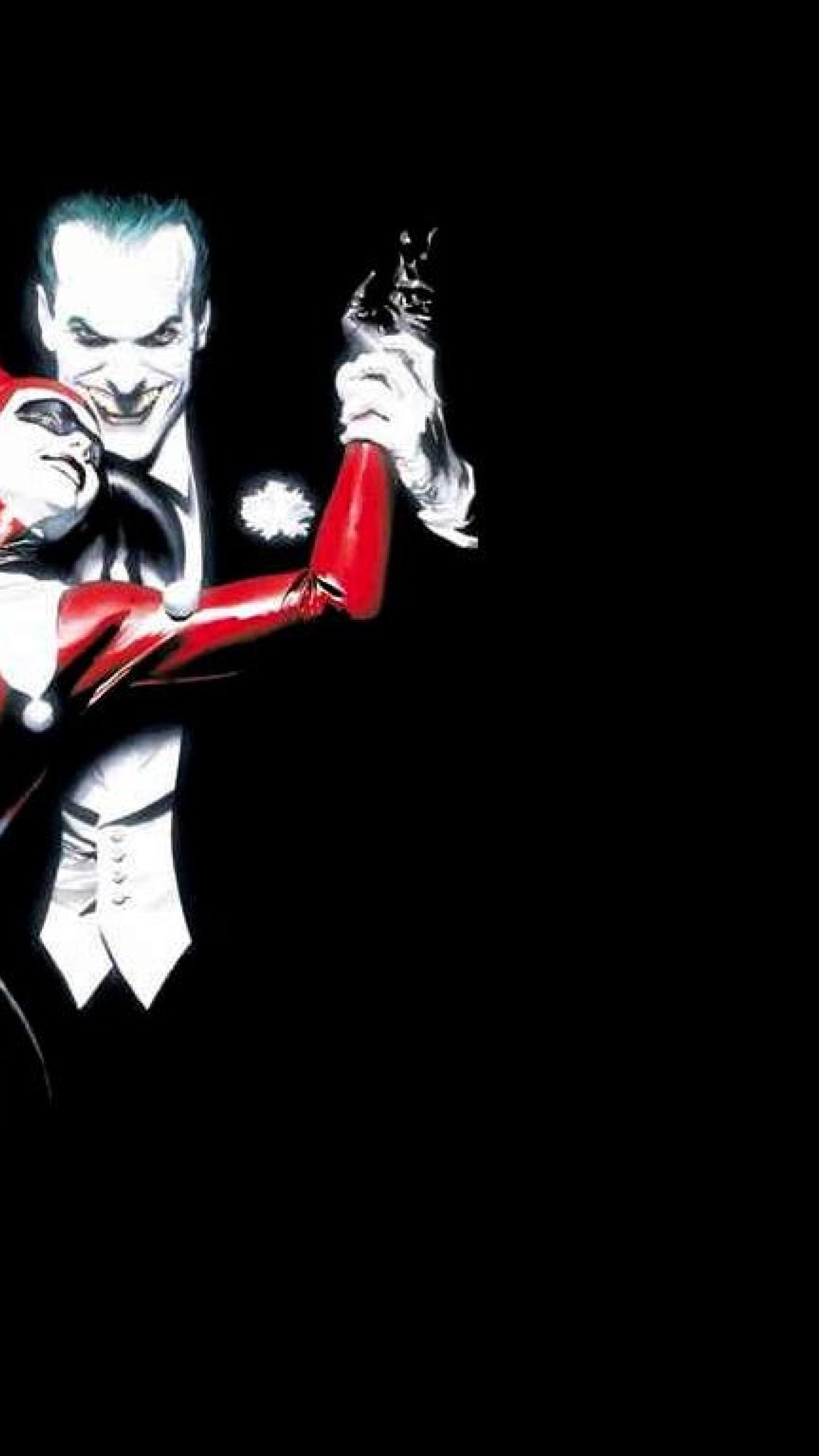 1440x2560 Free download download Harley quinn Joker Comics Batman HD