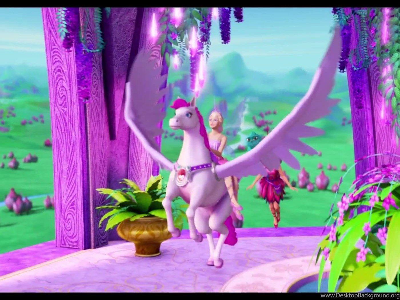 1400x1050 Mariposa and The Fairy Princess on Flying Horse