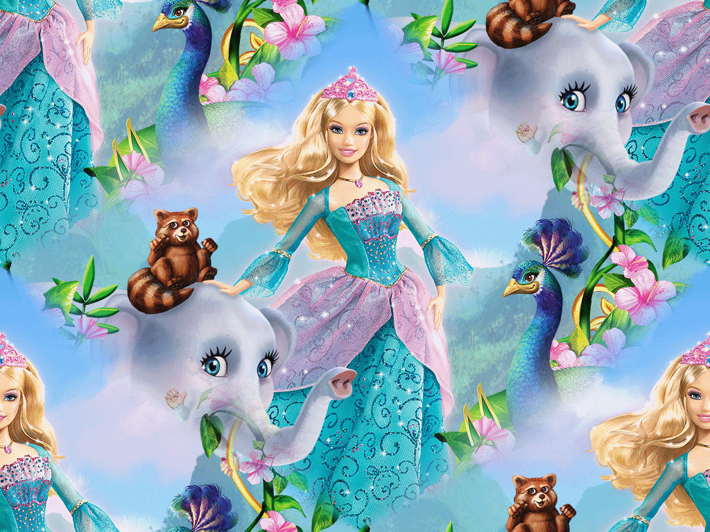 1024x768 Wallpaper Barbie Princess