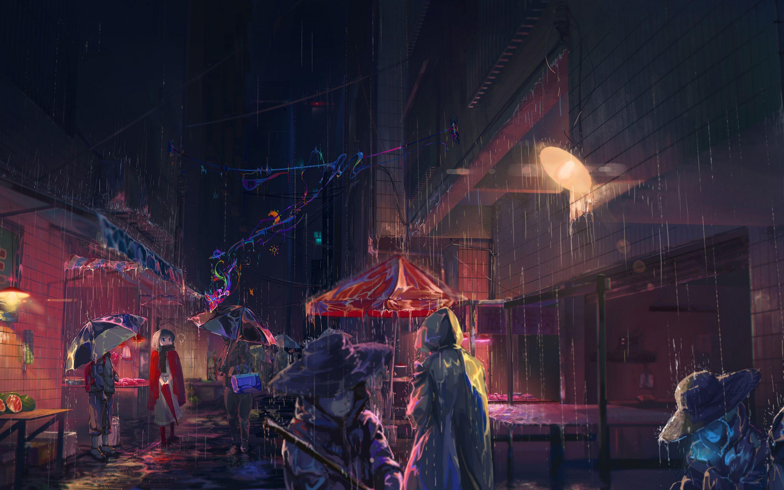 Rain Anime HD Wallpapers - Top Free Rain Anime HD Backgrounds