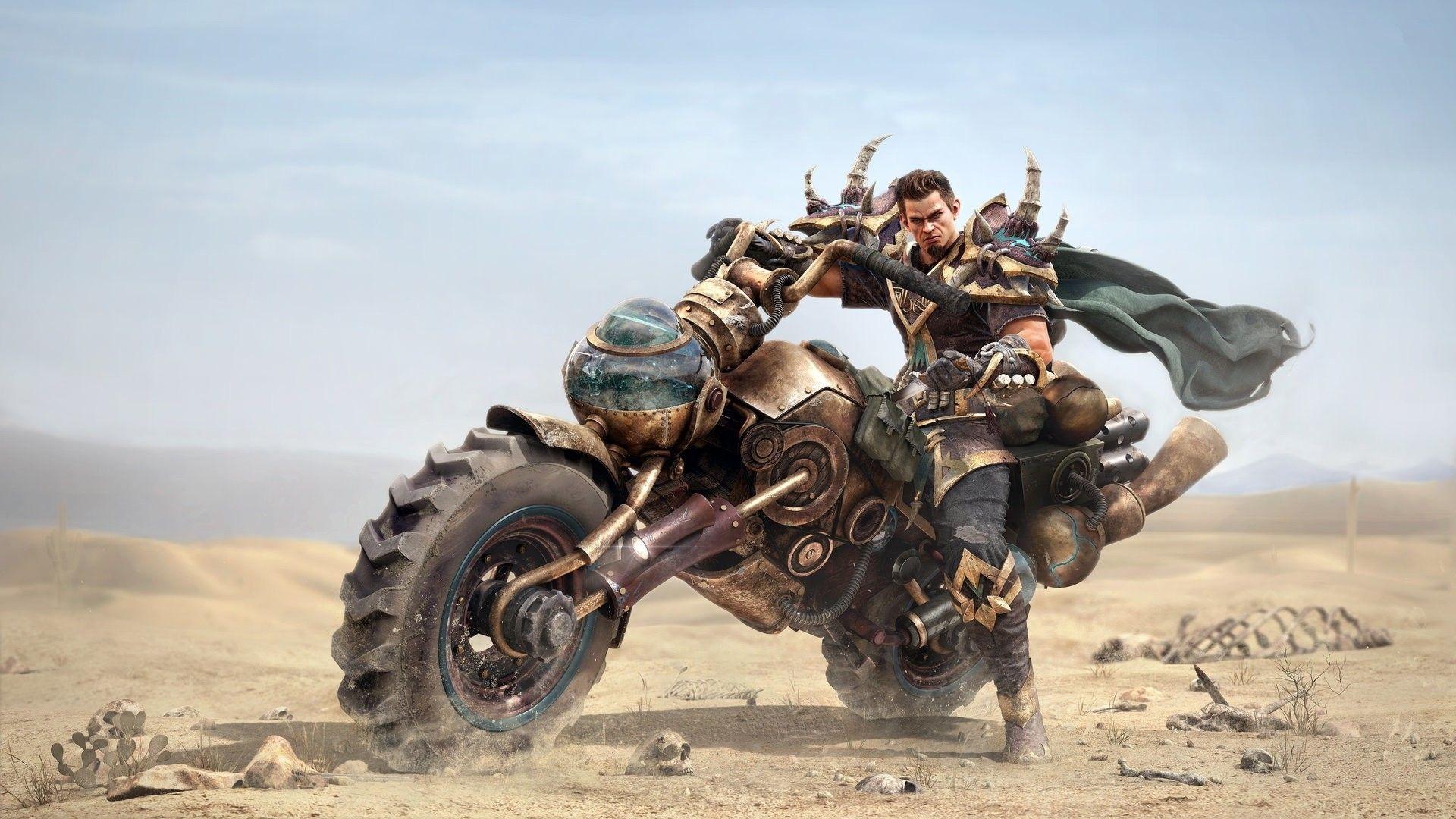 1920x1080 Outlaw Biker Wallpaper