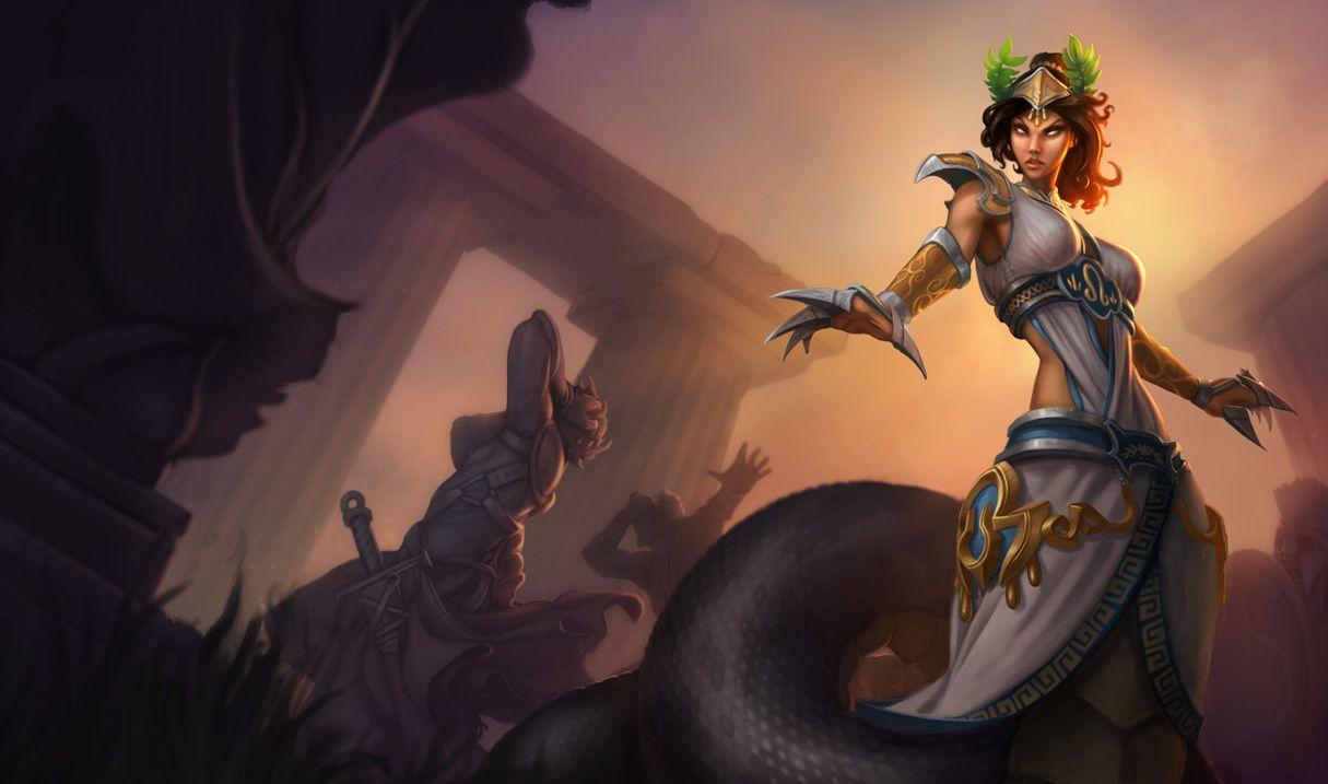 1215x717 Mythic Cassiopeia Skin of Legends Wallpaper