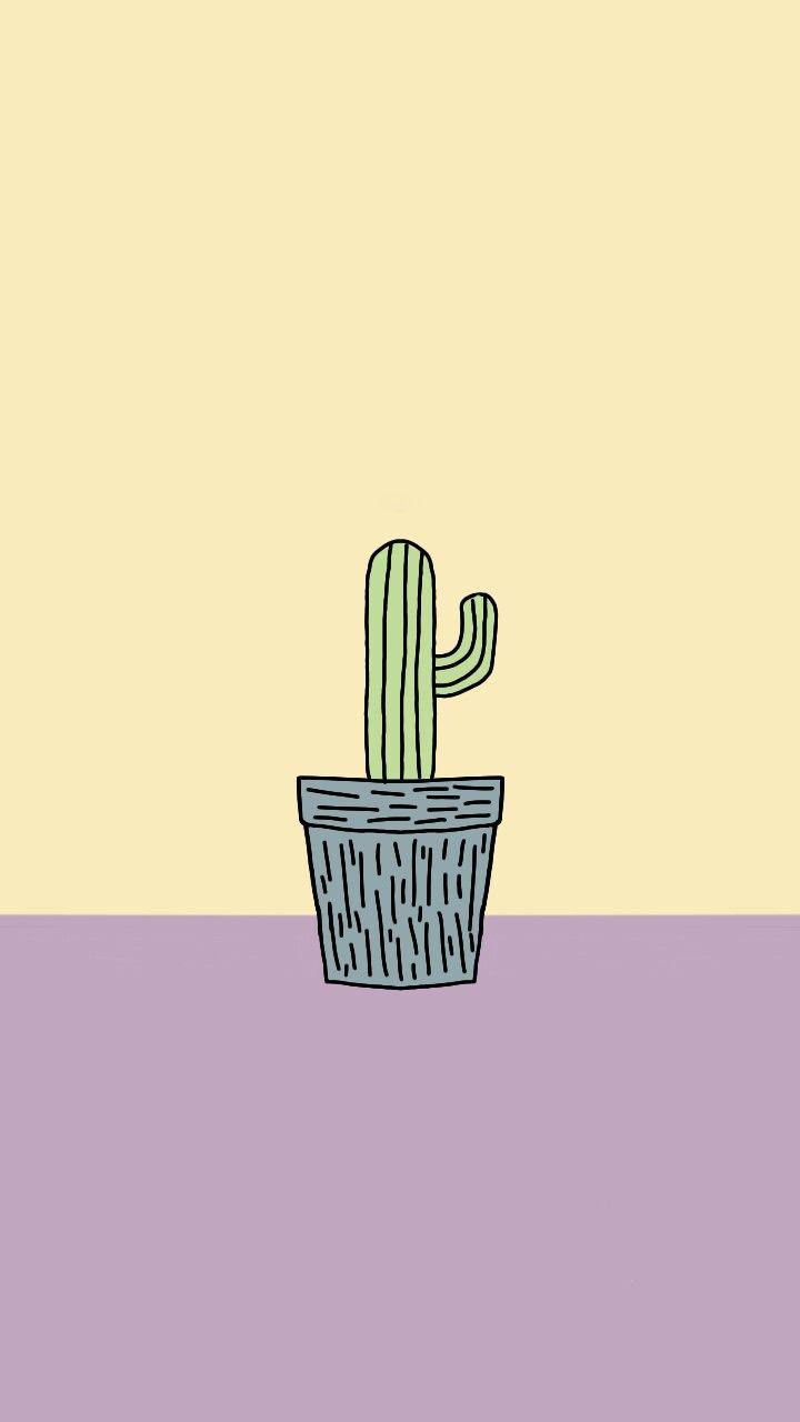 720x1280 Cactus #wallpaper #phone #iphone #vector #cartoon #drawing #cactus