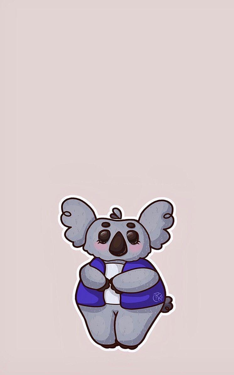 746x1198 koala #wallpaper #iPhonewallpaper #cute #pink #digitalart