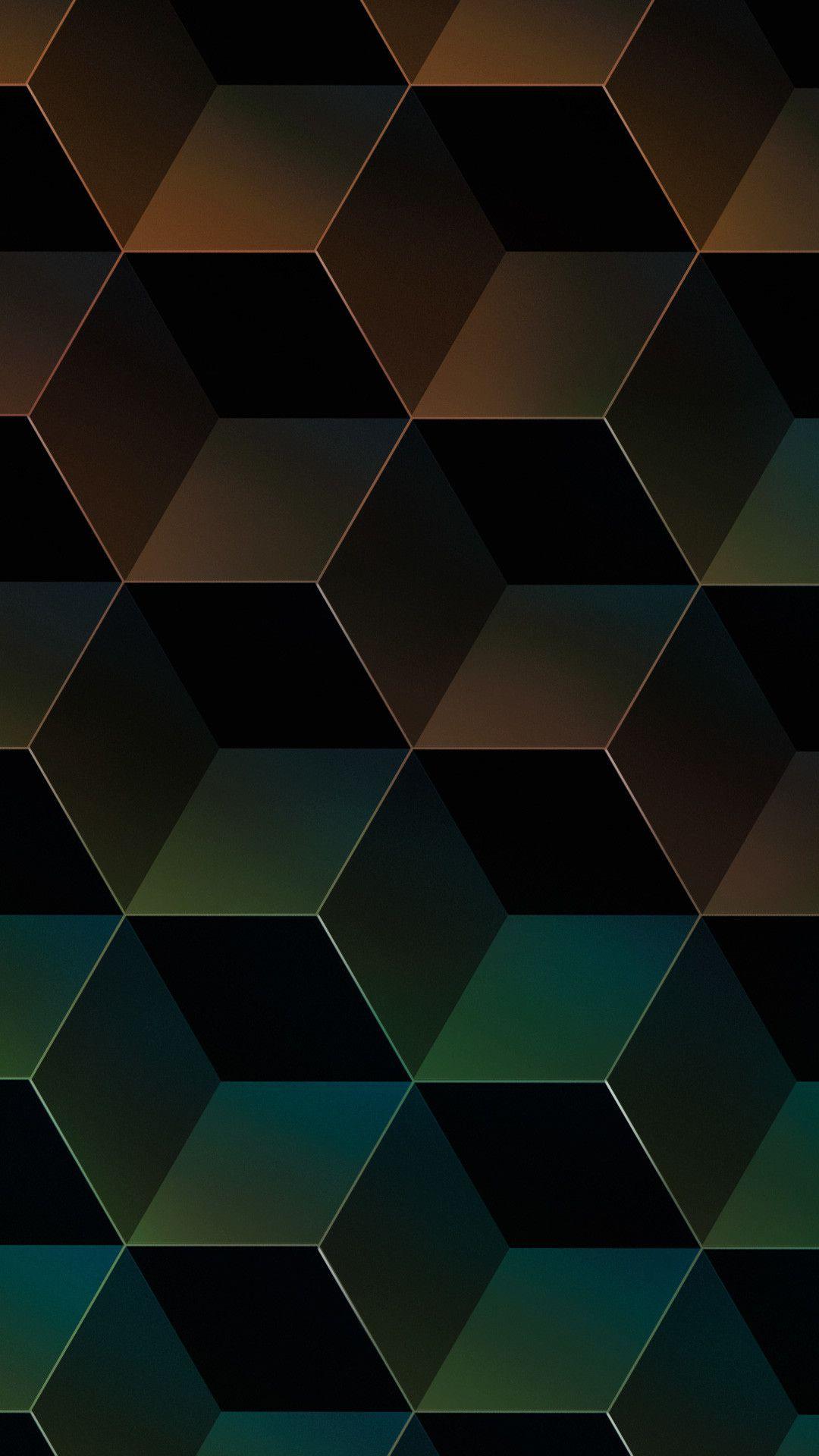 1080x1920 Geometric Gradient Facets Apple iPhone 7 Plus HD Wallpaper
