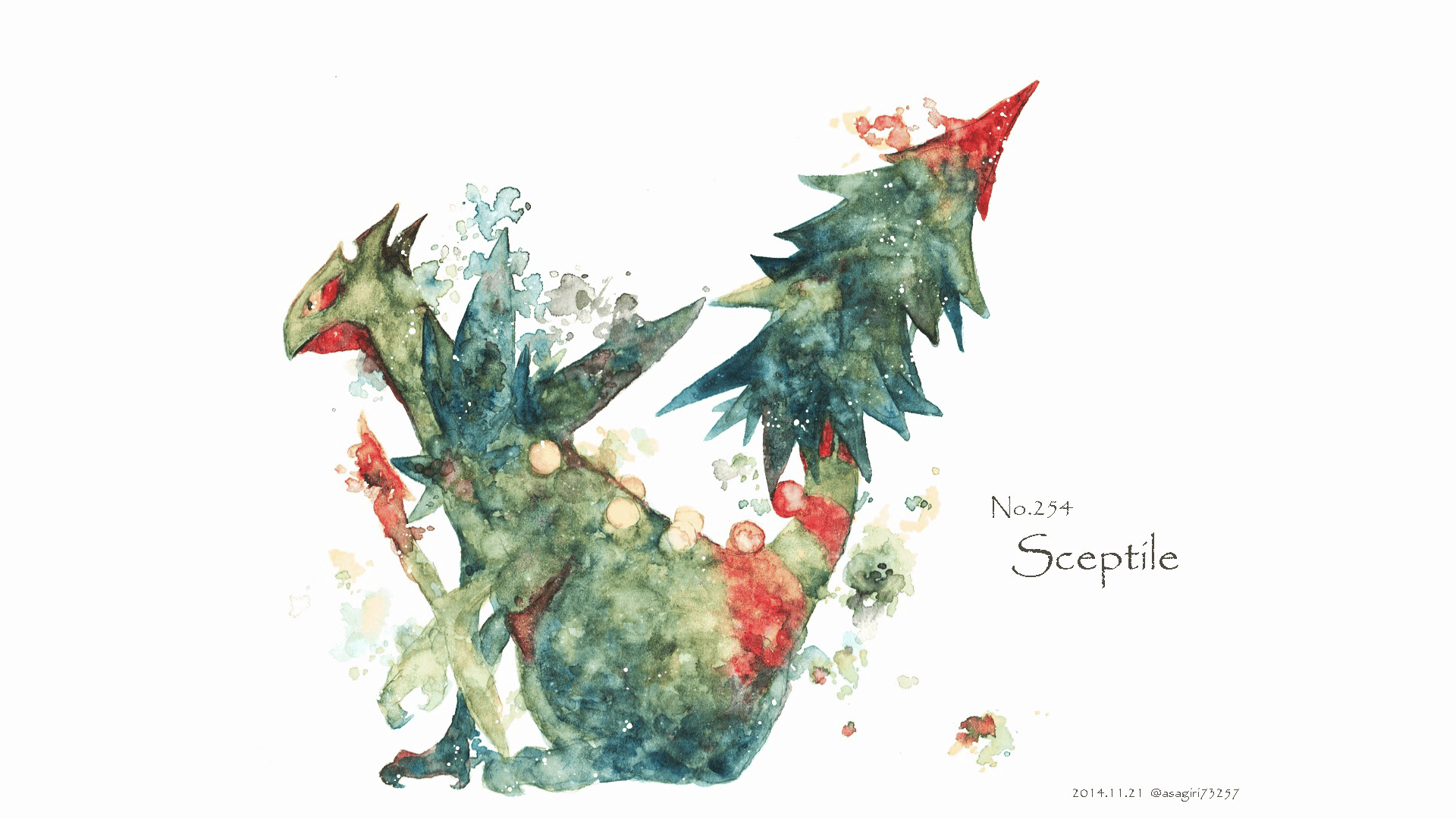 1920x1080 Mega Sceptile HD Wallpaper. Background .wall.