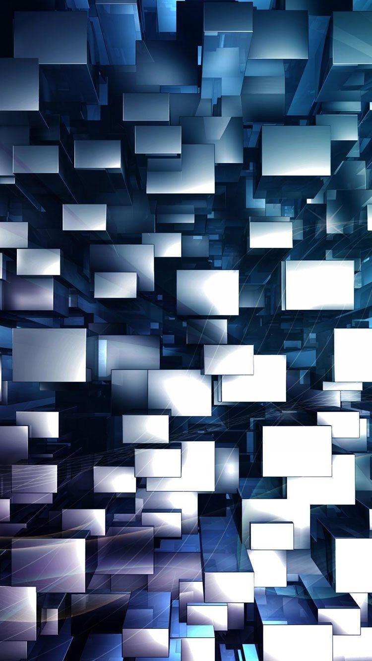 Geometric Blue iPhone Wallpapers Top Free Geometric Blue iPhone