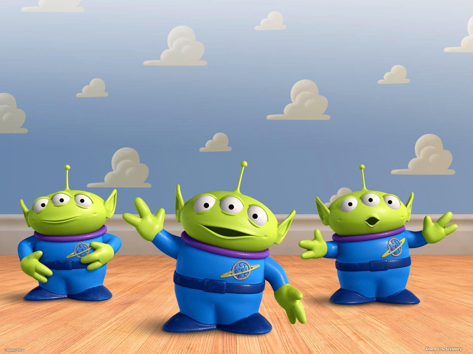 1600x1200 Wallpaper Toy Story Toy Story, squeeze toy aliens, cartoon