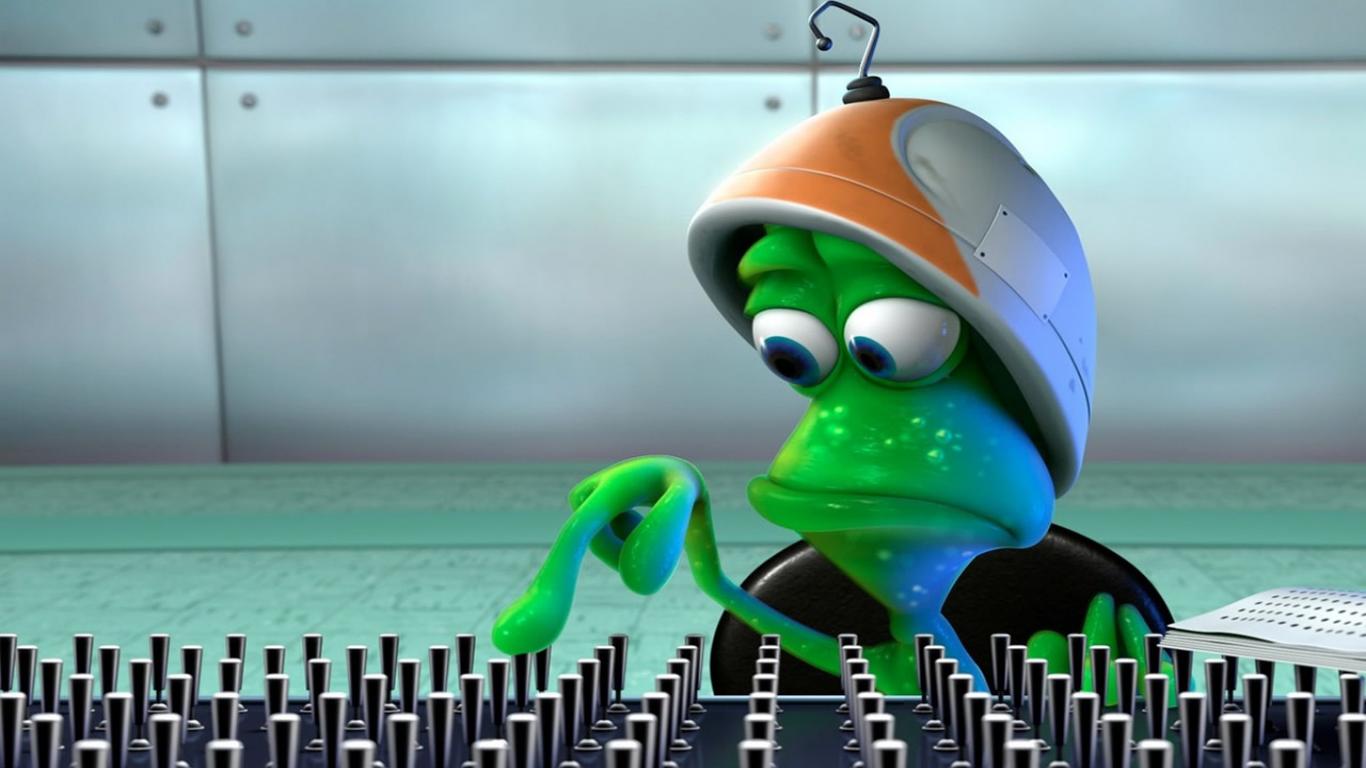 1366x768 Download Funny Alien Wallpaper Gallery Pixar
