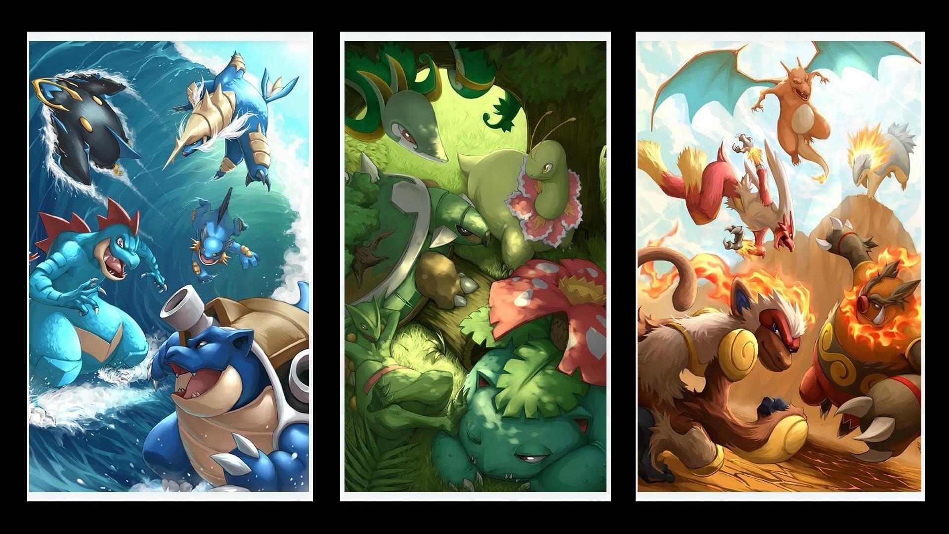 1920x1080 Starter torterra sceptile infernape samurott swampert serperior
