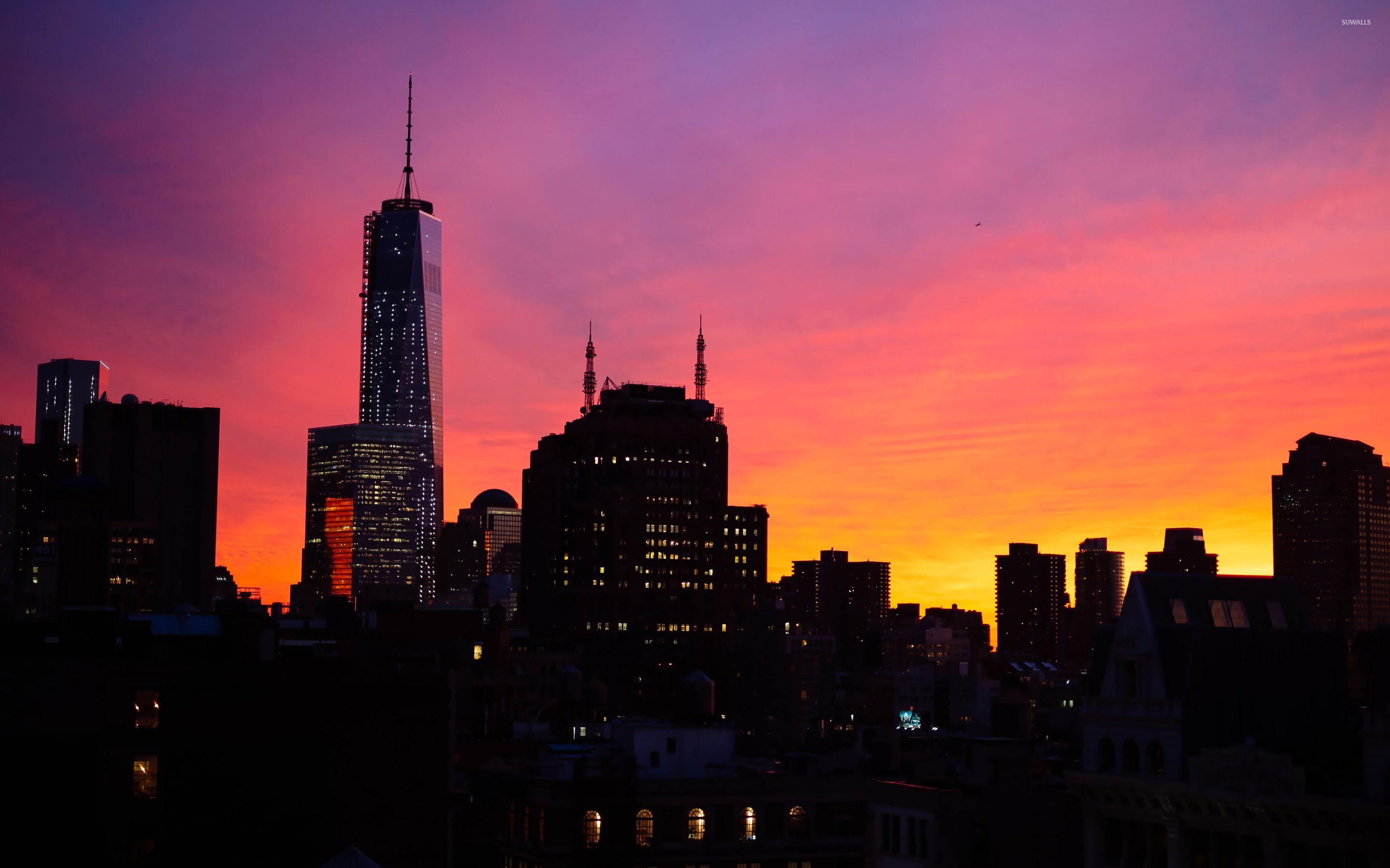 2880x1800 Manhattan skyline wallpaper wallpaper