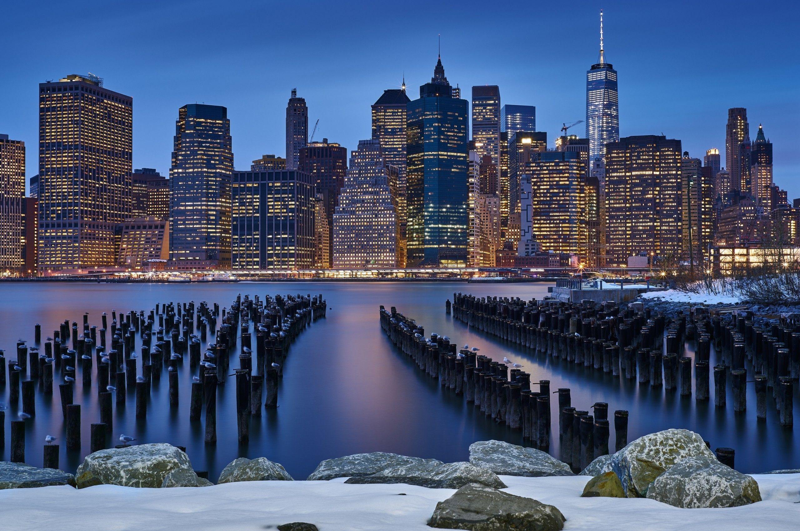 2560x1700 Download 2560x1700 Manhattan, Skyline, Skyscrapers, United States