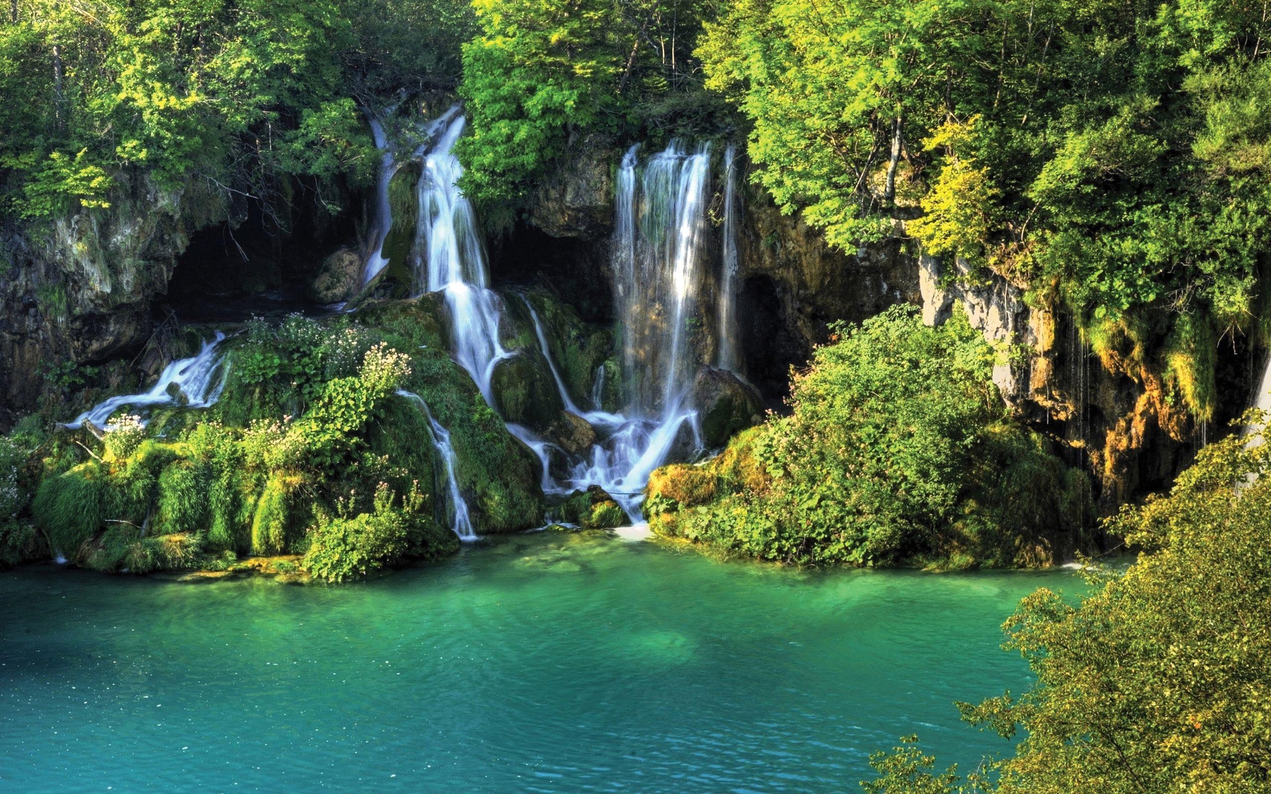 2560x1600 Thailand Wallpaper, Waterfall, River Jungle. Nature Desktop Wallpaper 976 :