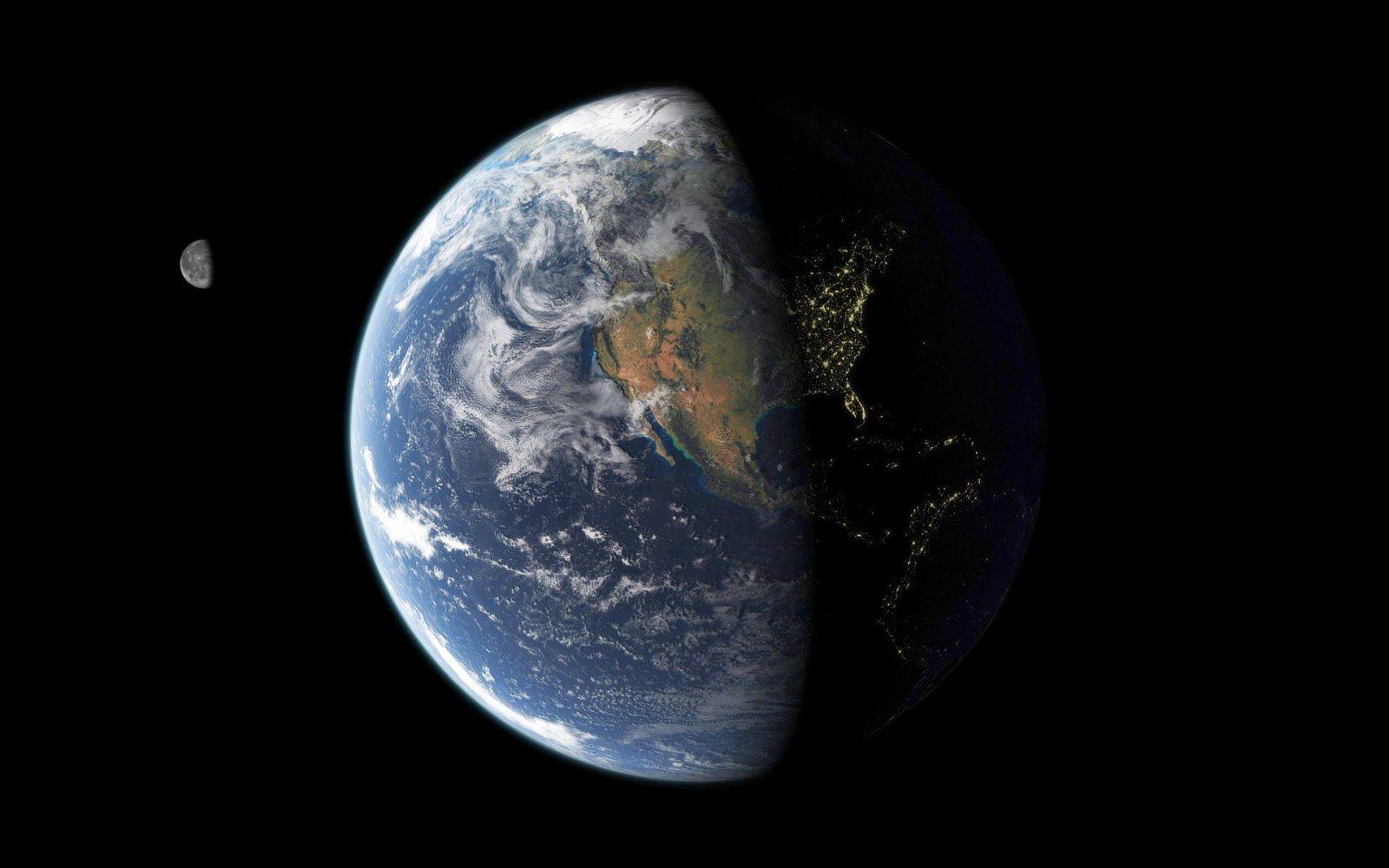 1600x1000 Free download Beautiful Earth at Night HD Wallpaper for Desktop