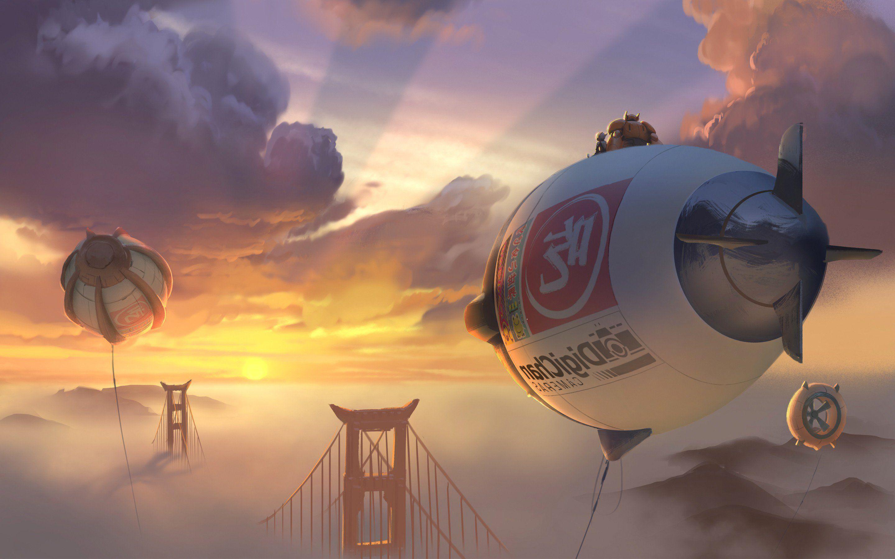 2880x1800 Big Hero 6 Art, HD Movies, 4k Wallpaper, Image, Background