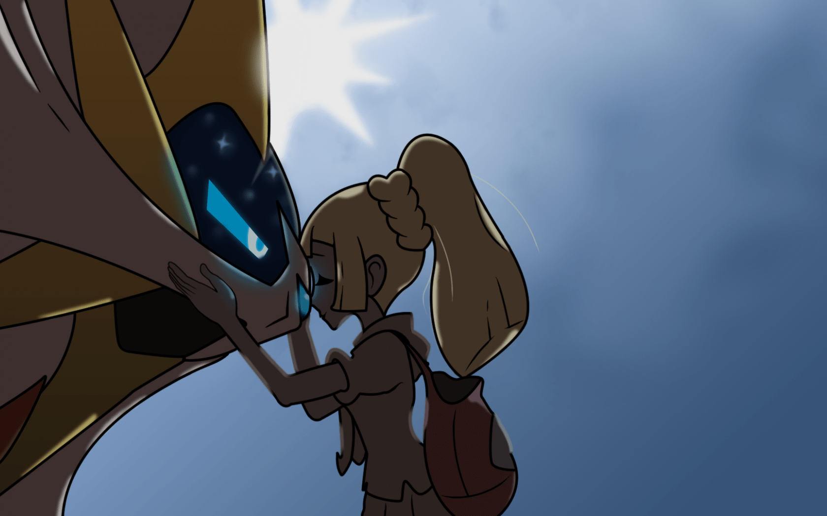 1680x1050 Free download I recreated the credits image of Lillie and Lunala