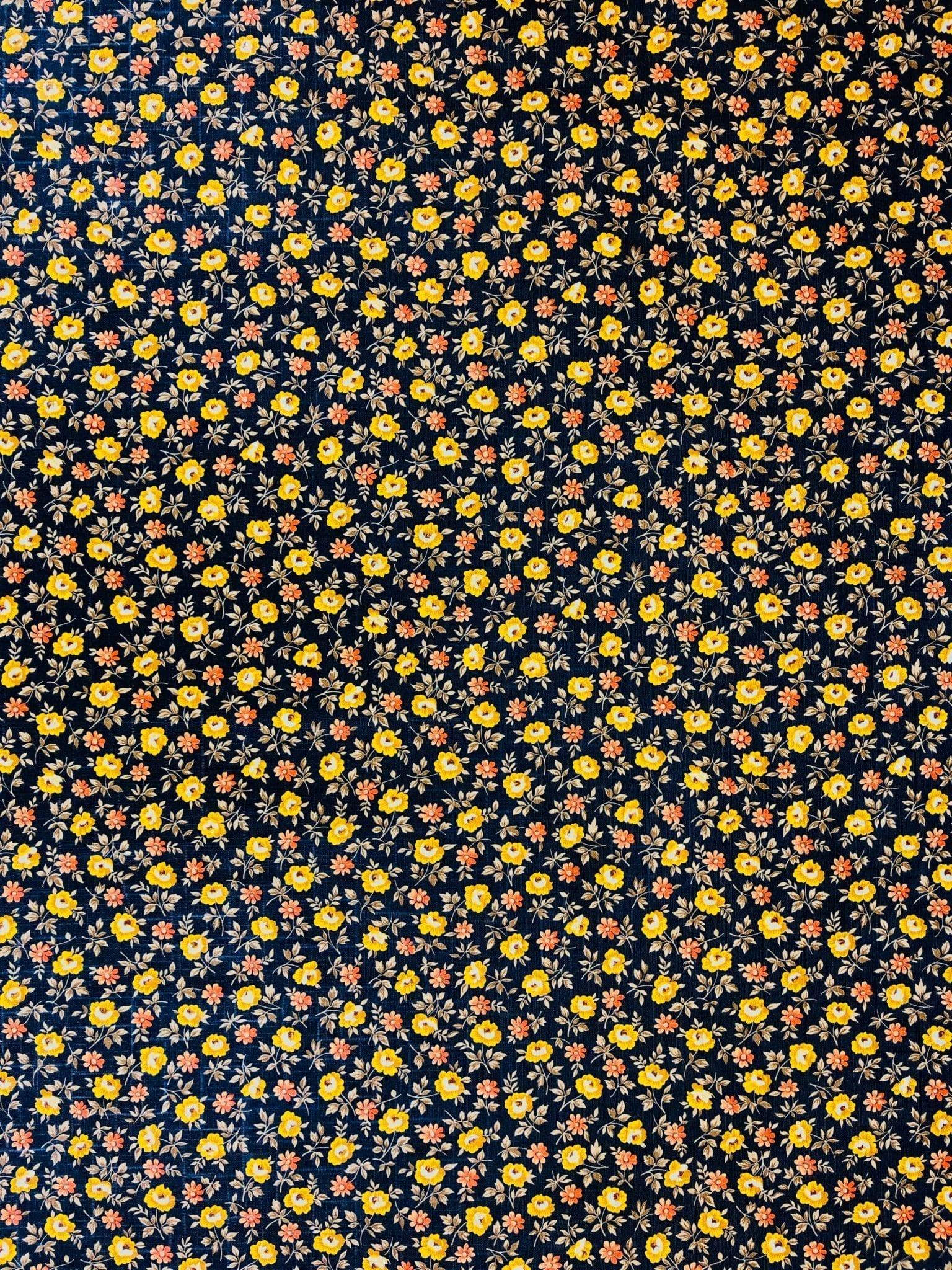 1536x2048 1950s Vintage small floral wallpaper 1