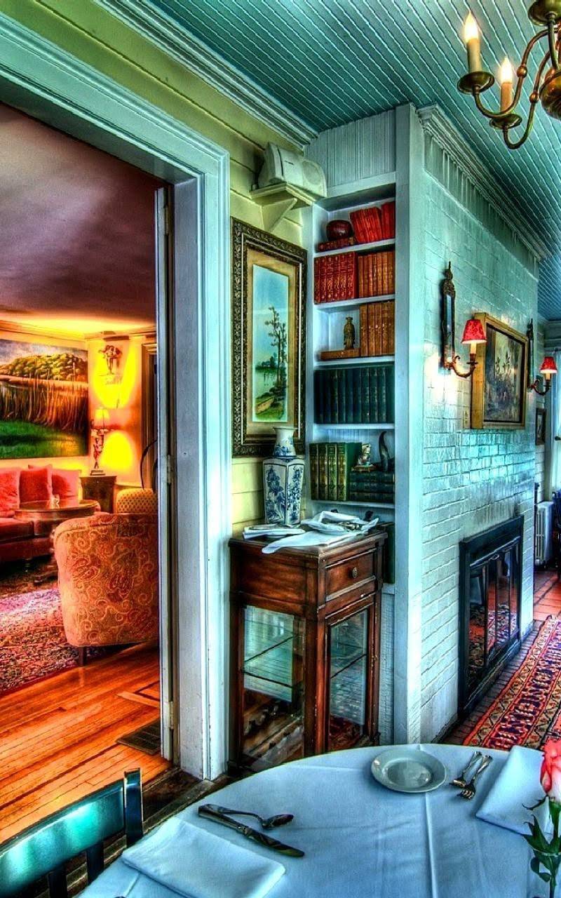 800x1280 1950s style house wallpaper