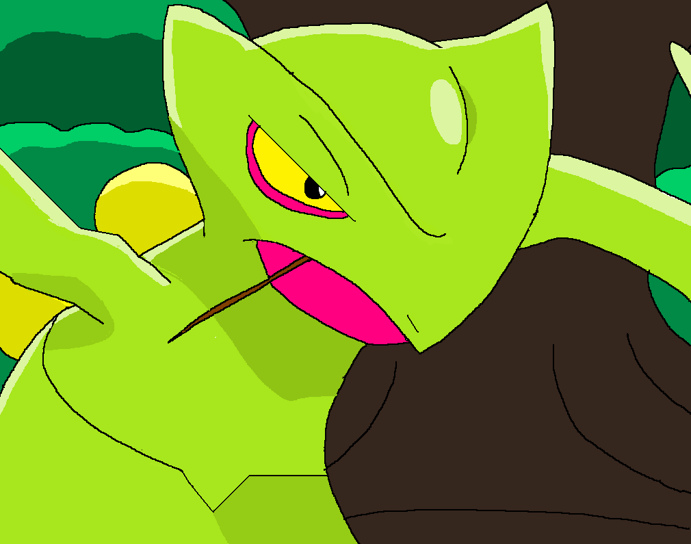 1010x795 Ash Ketchum's Powerhouses image Sceptile's Angry Too! HD wallpaper