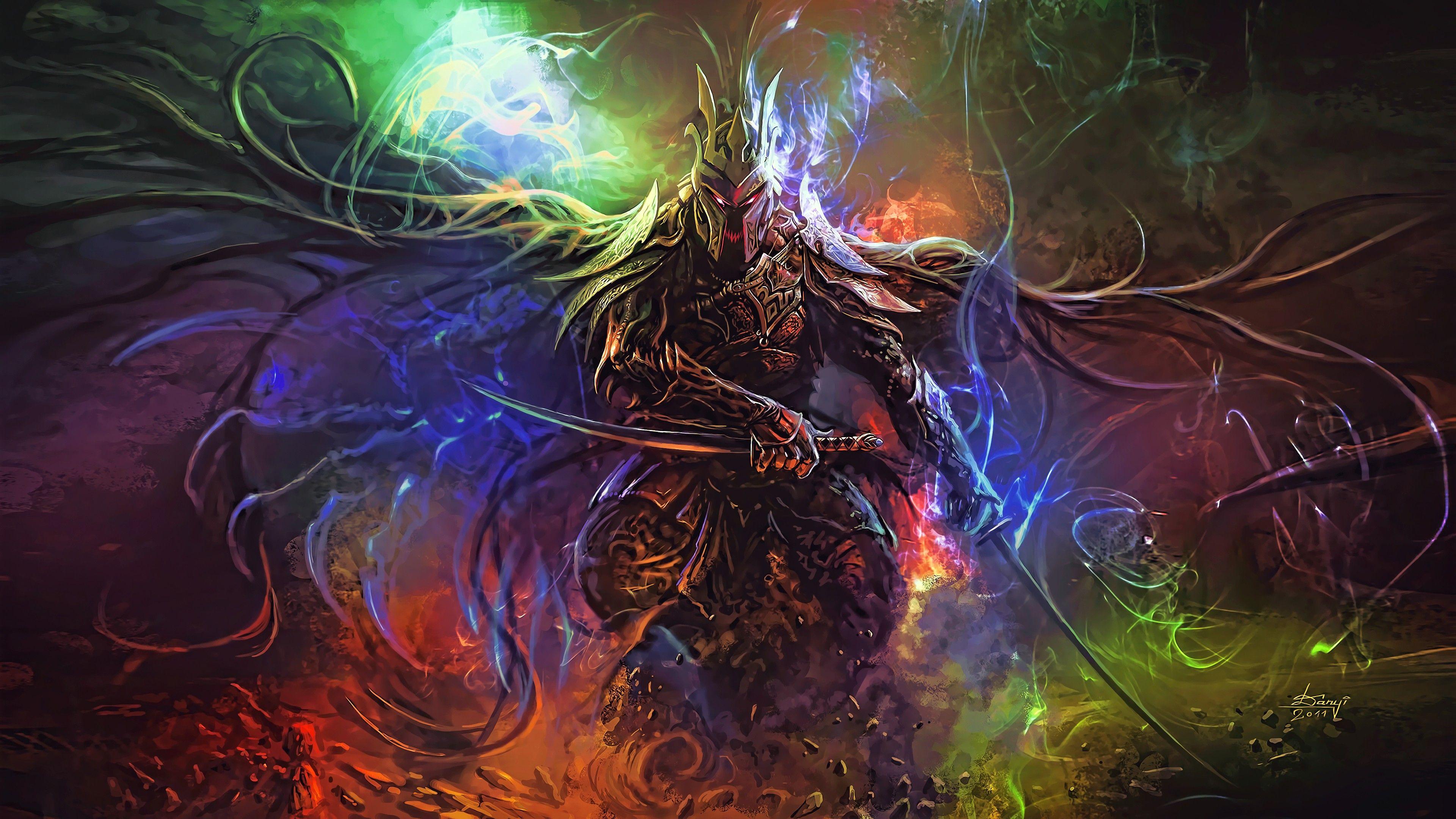 3840x2160 Big Warrior With Swords Wallpaper. Wallpaper Studio 10