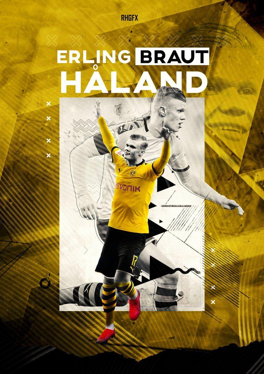 848x1200 RHGFX Braut Håland. Dortmund. Wallpaper