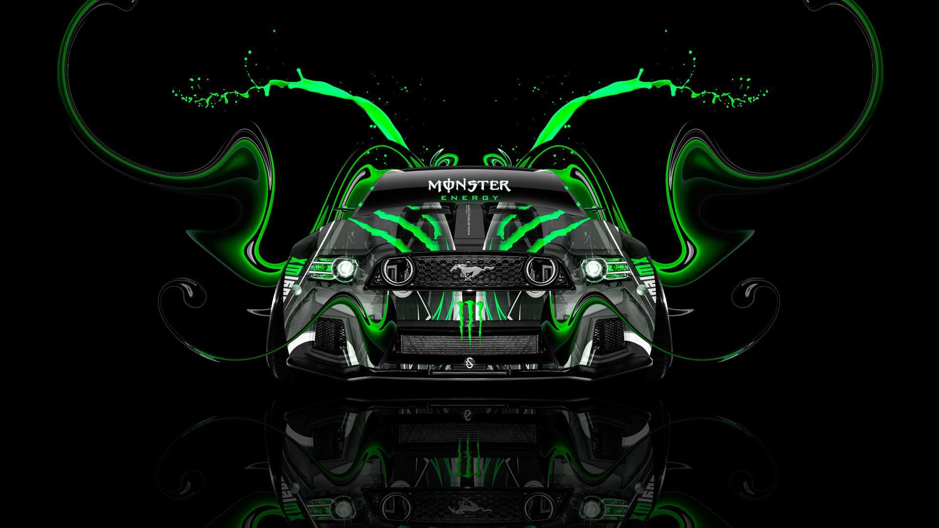 1920x1080 Wallpaper. Cars. photo. picture. Tony Kokhan, monster energy