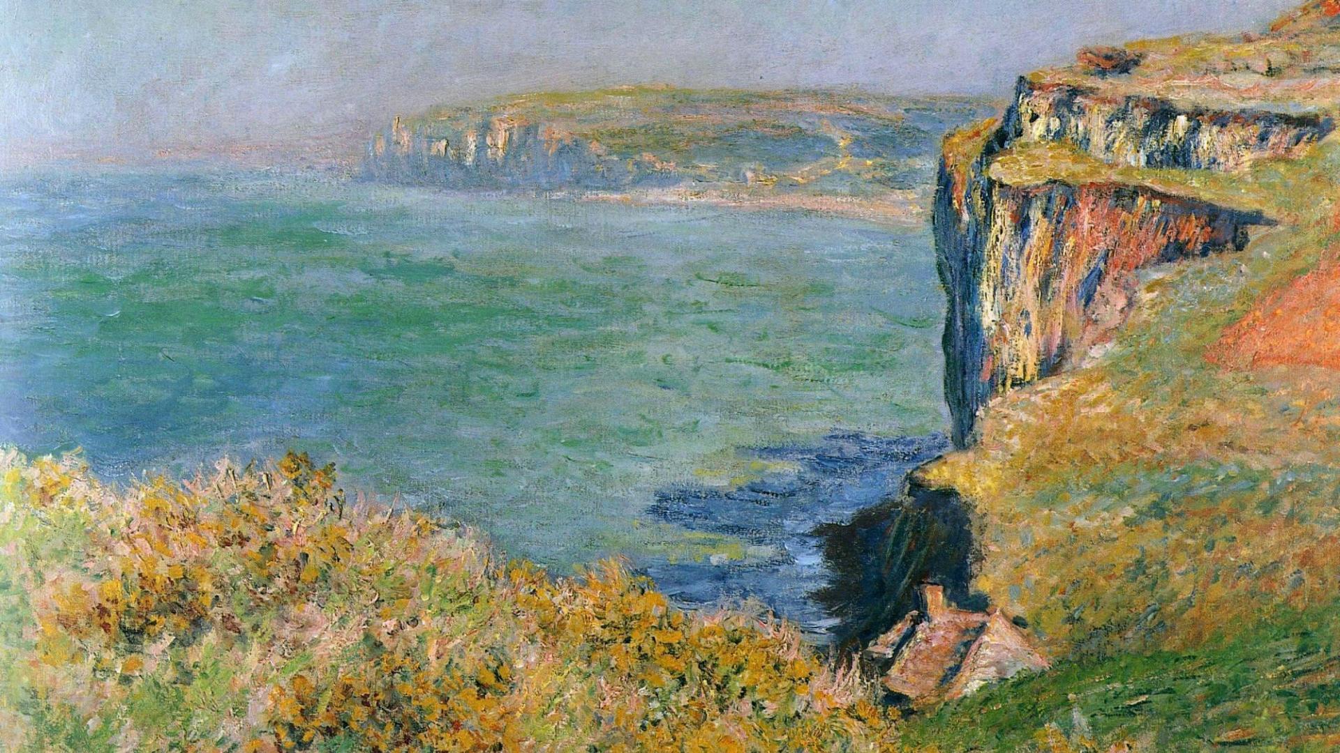 1920x1080 Free download French traditional art claude monet impressionism sea wallpaper [1920x1080] for your Desktop, Mobile & Tablet. Explore French Impressionism Wallpaper. HD Monet Wallpaper, Impressionist Wallpaper, Monet Background