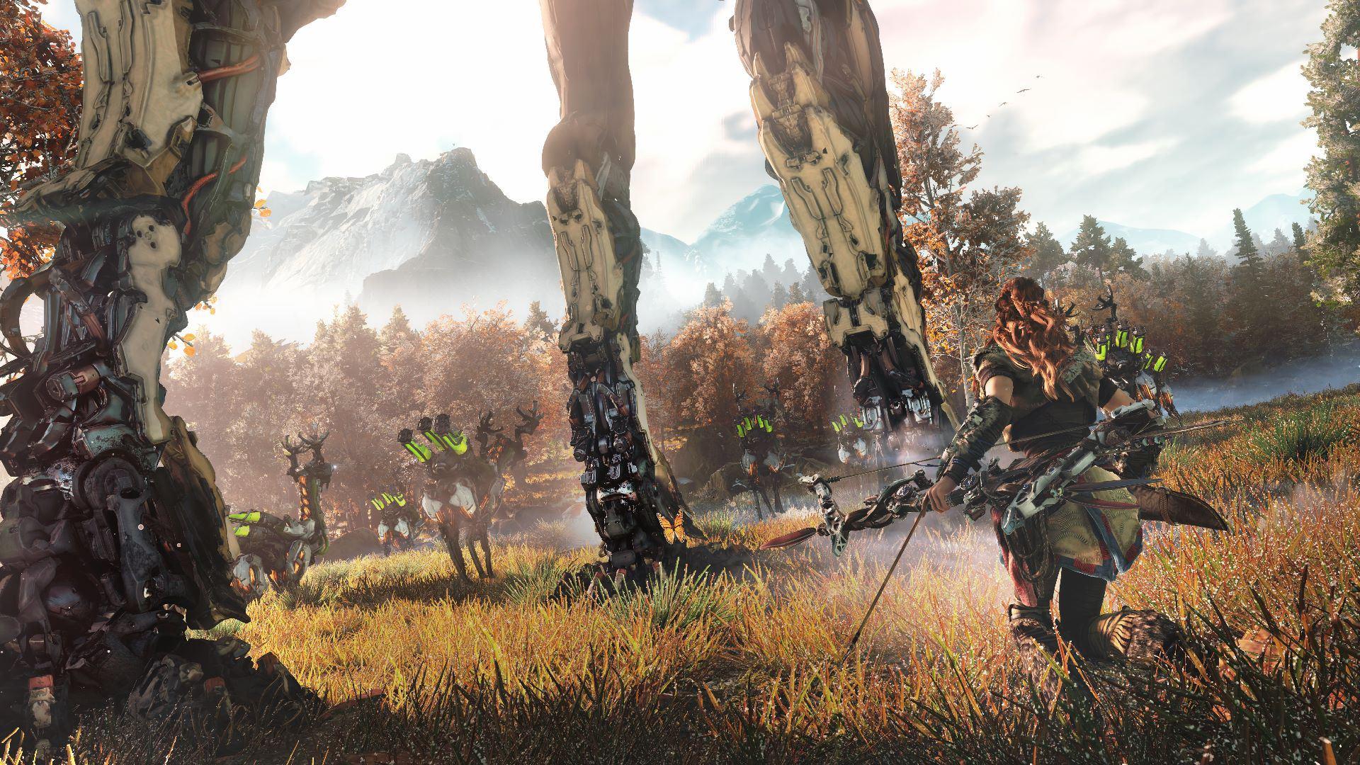 1920x1080 Here's That Gorgeous New Horizon: Zero Dawn Gameplay You Were