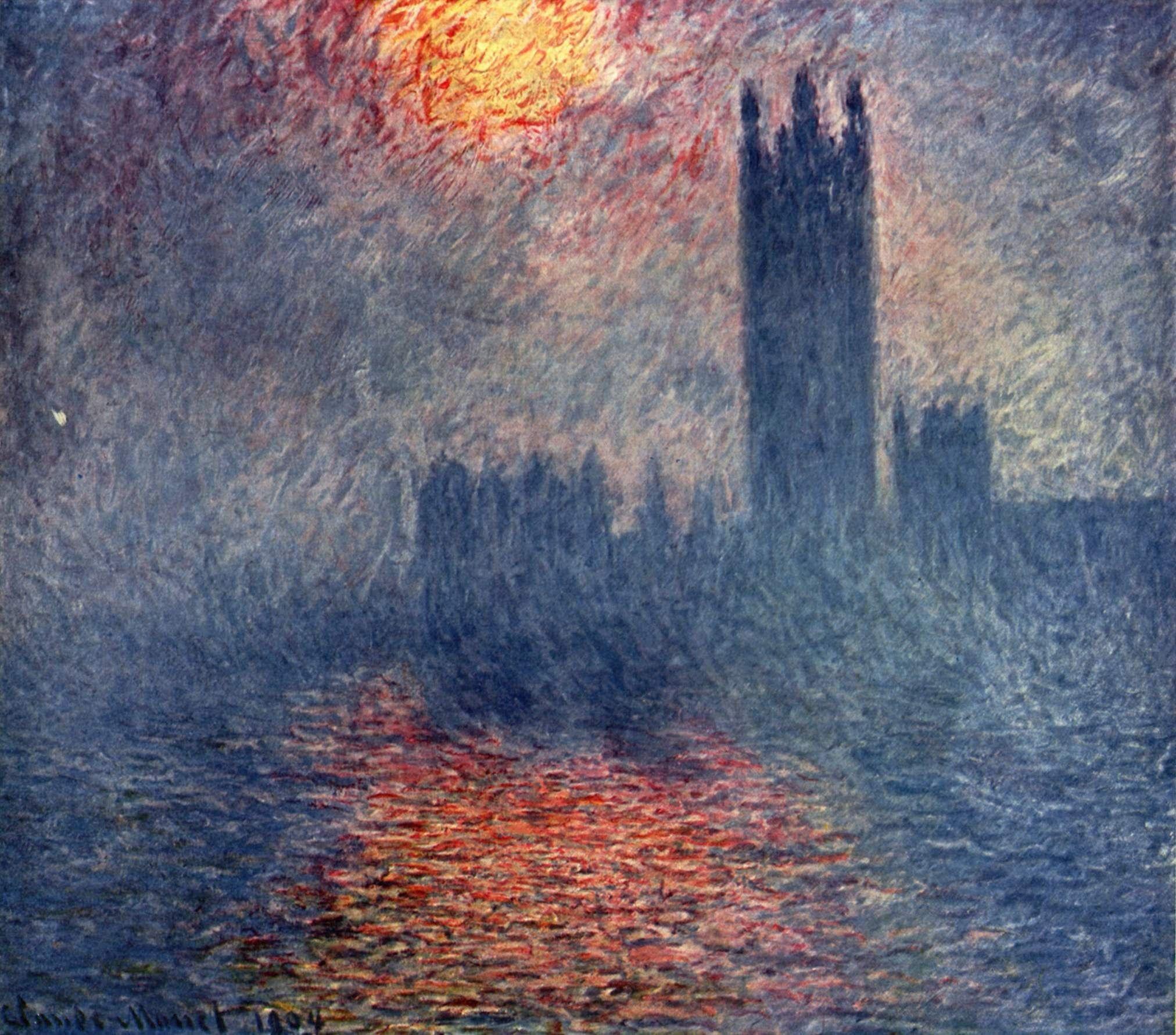 2024x1781 Untitled, Claude Monet, Painting, Classic Art, Sun, Monet