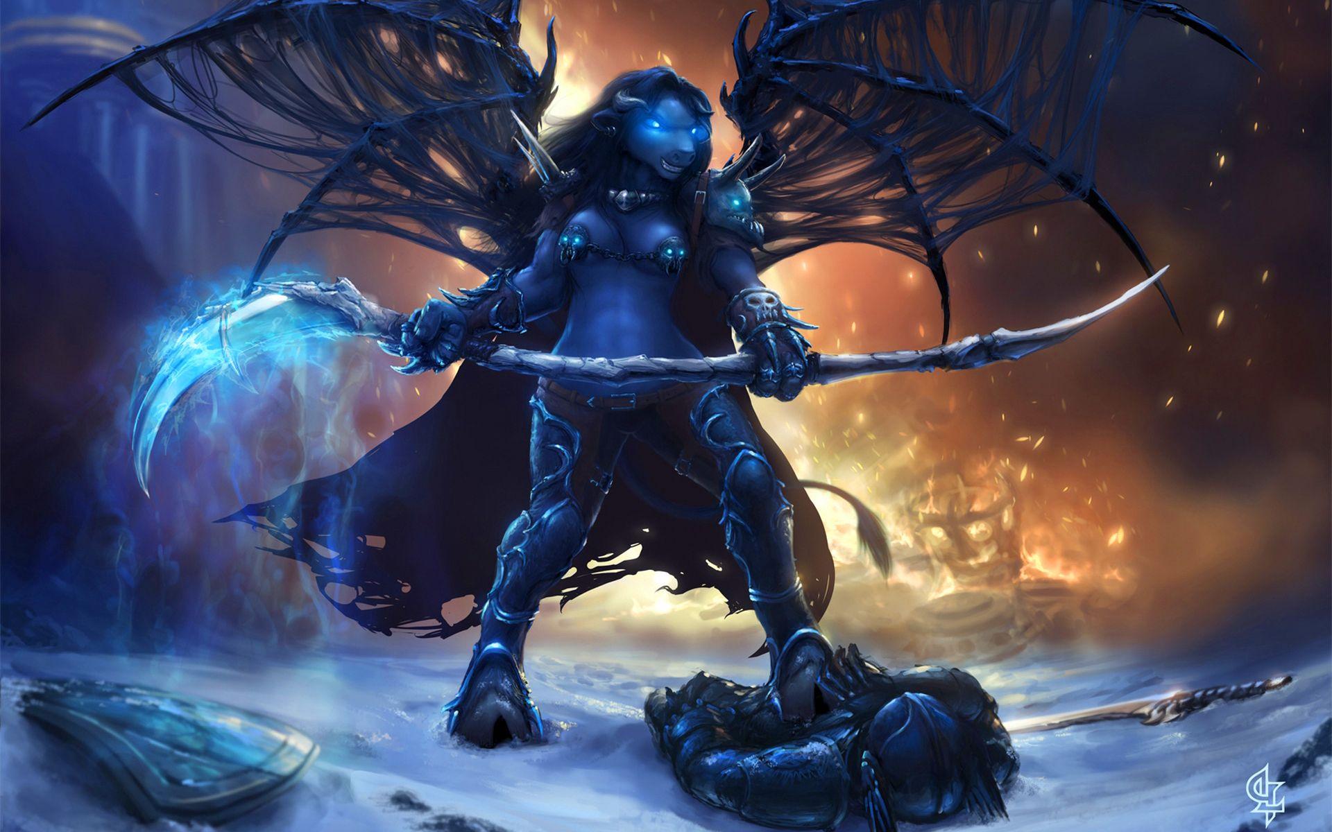 1920x1200 Warcraft Death Knight Fan Art .itl.cat