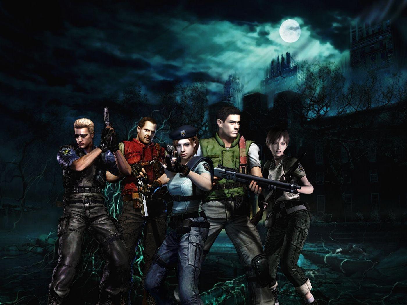 1400x1050 Stars Resident Evil Wallpaper