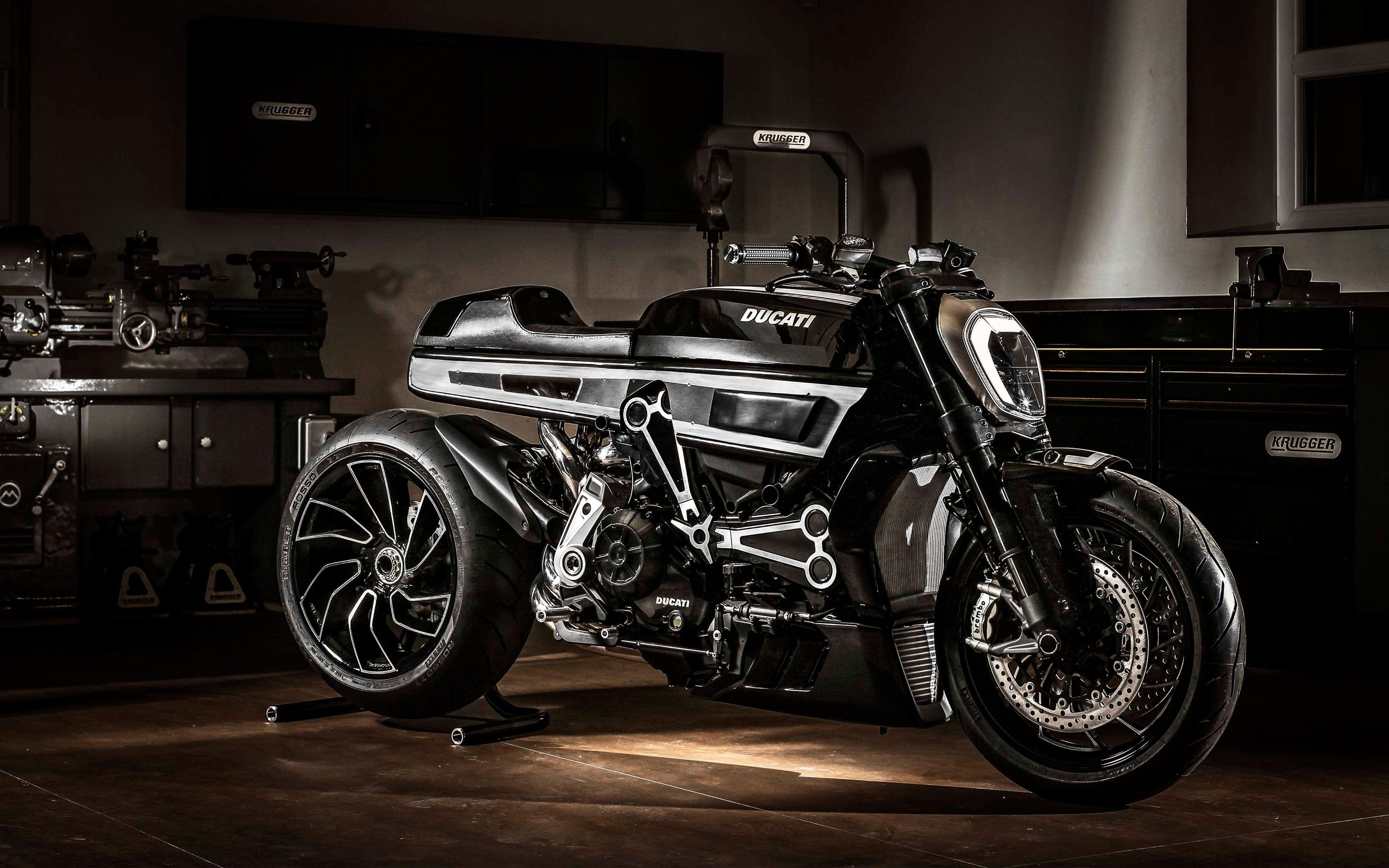 3840x2400 Desktop Wallpaper Ducati X Diavel By Fred Krugger, 2017 Bike
