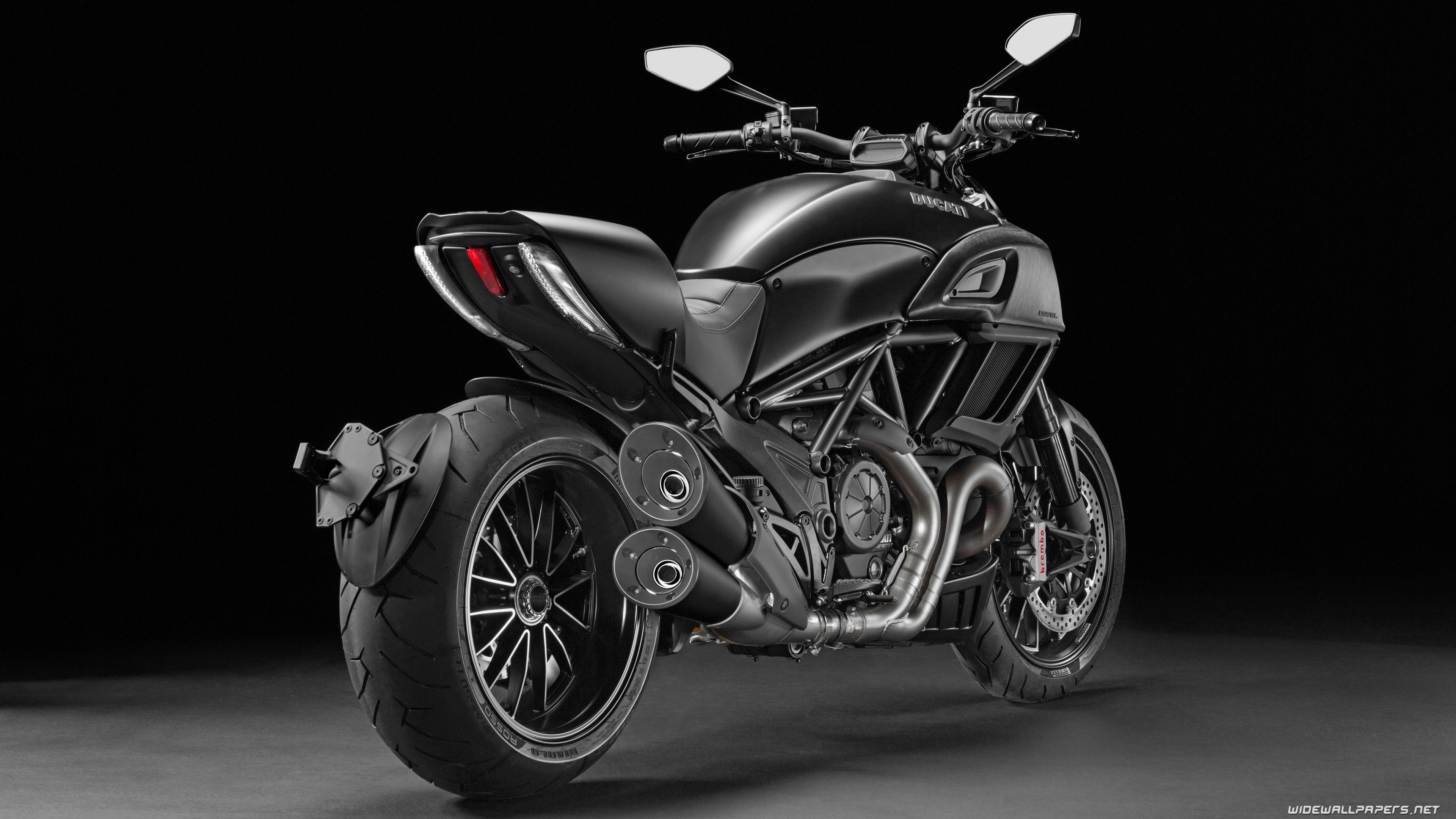 3840x2160 Ducati Diavel motorcycle desktop wallpaper 4K Ultra HD