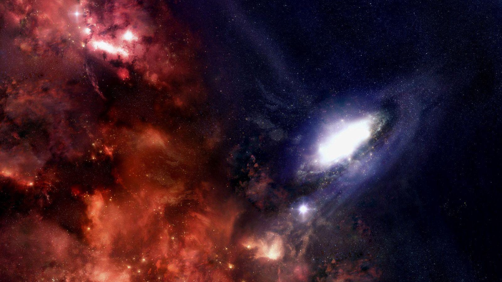 1600x900 Download wallpaper 1600x900 galaxy, stars, black holes, universe