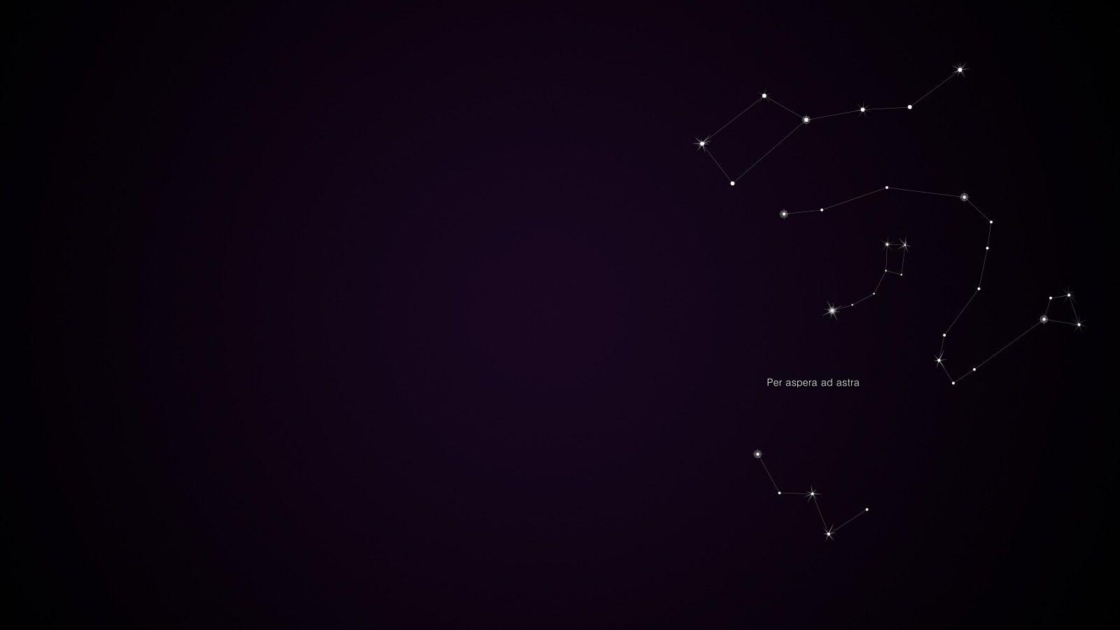 1600x900 Download wallpaper purple, space, background, black, dragon, star