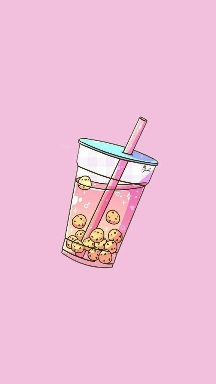 Pink Boba Wallpapers - Top Free Pink Boba Backgrounds - WallpaperAccess