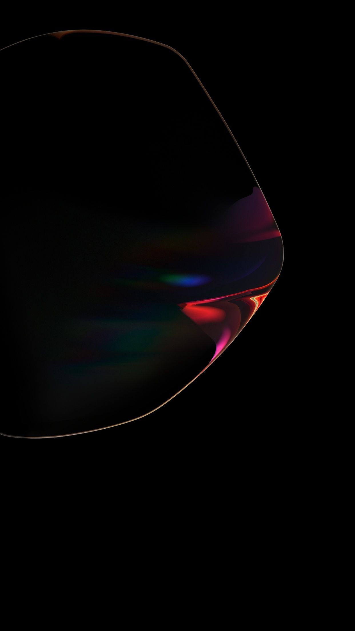 1242x2208 Samsung Galaxy Note10 Wallpaper 4K, AMOLED, Bubble, Dark