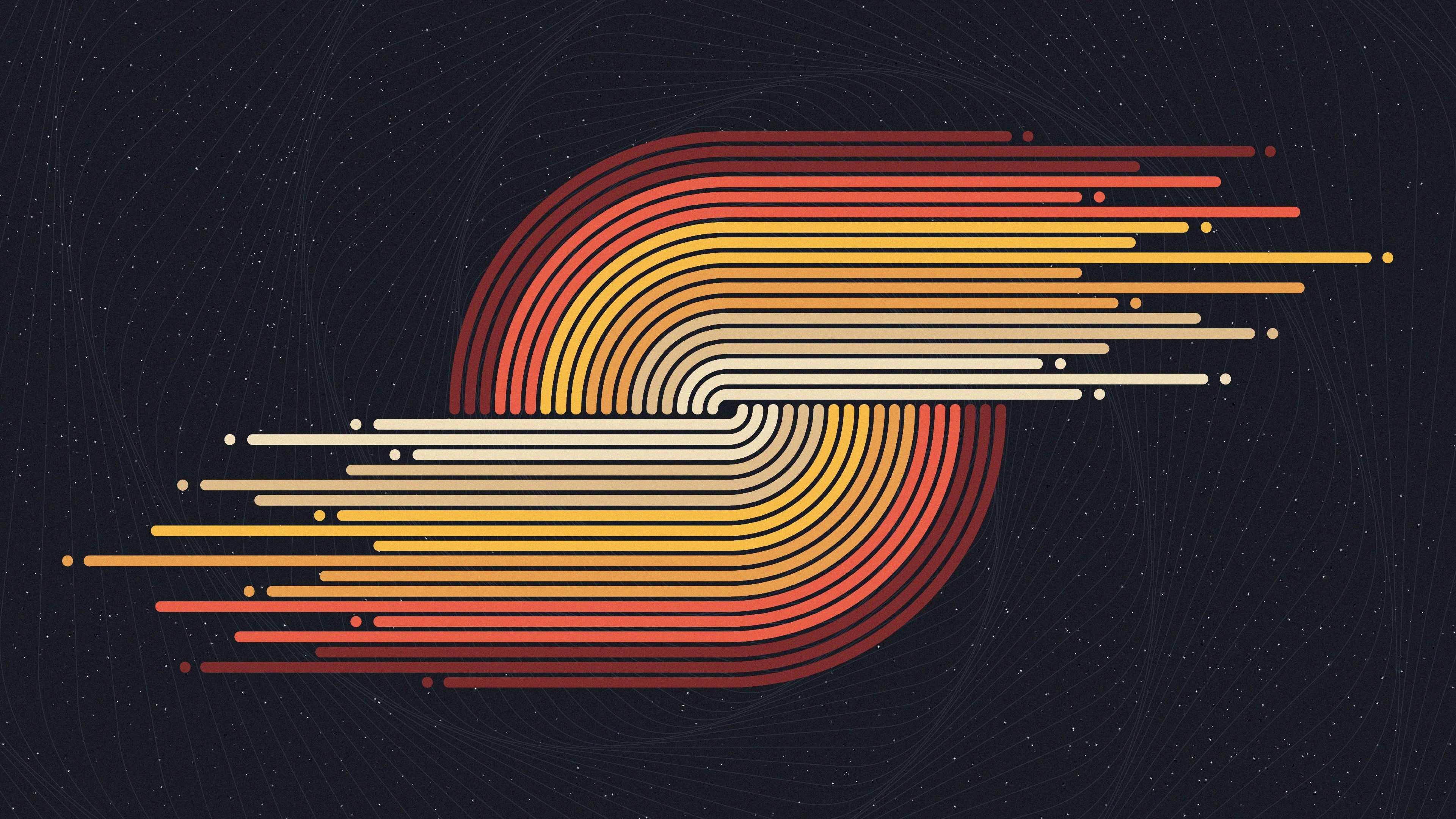 3840x2160 Retro Galaxy tearing up space 1 (3840x2160)