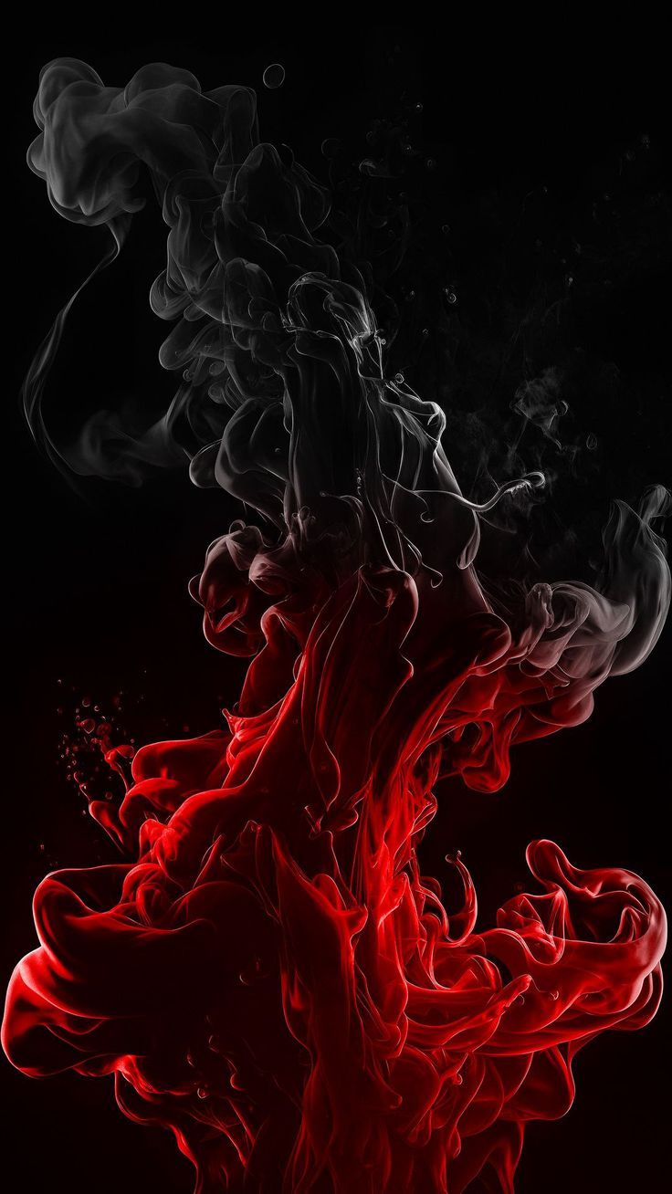 736x1308 Wallpaper ink, red, black, abstraction, background, Black 4K by Svetlanatea. Download wallpaper ink, red, black, abstraction, background for free