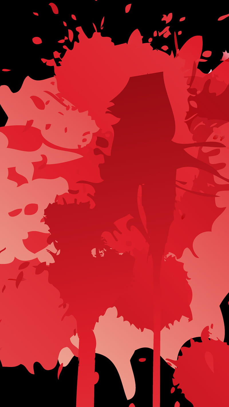 800x1422 Abstract Red, ink, splash, HD phone wallpaper