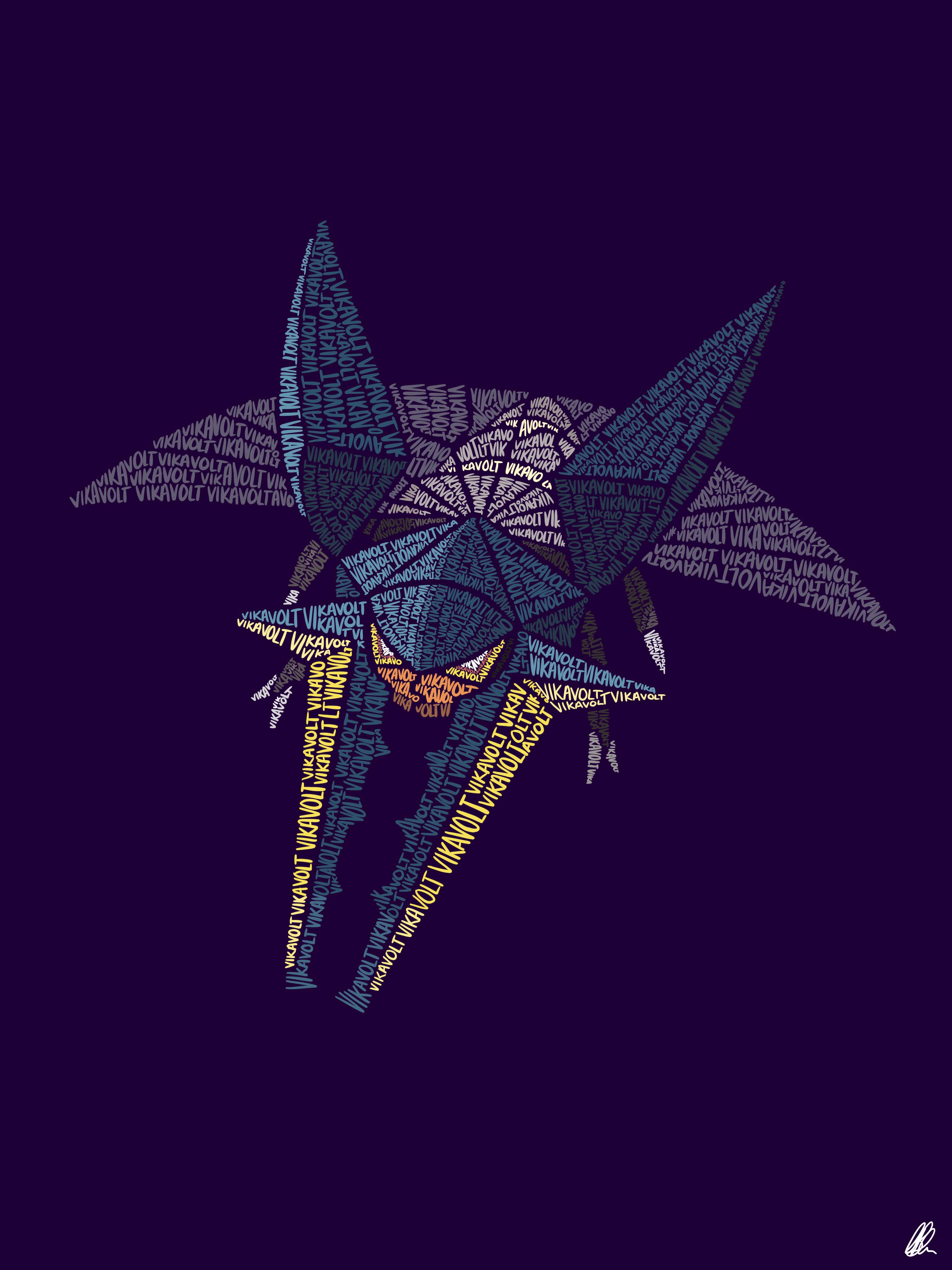3072x4096 Vikavolt! Turns out that trying to make translucent looking wings in just words is pretty darn challenging