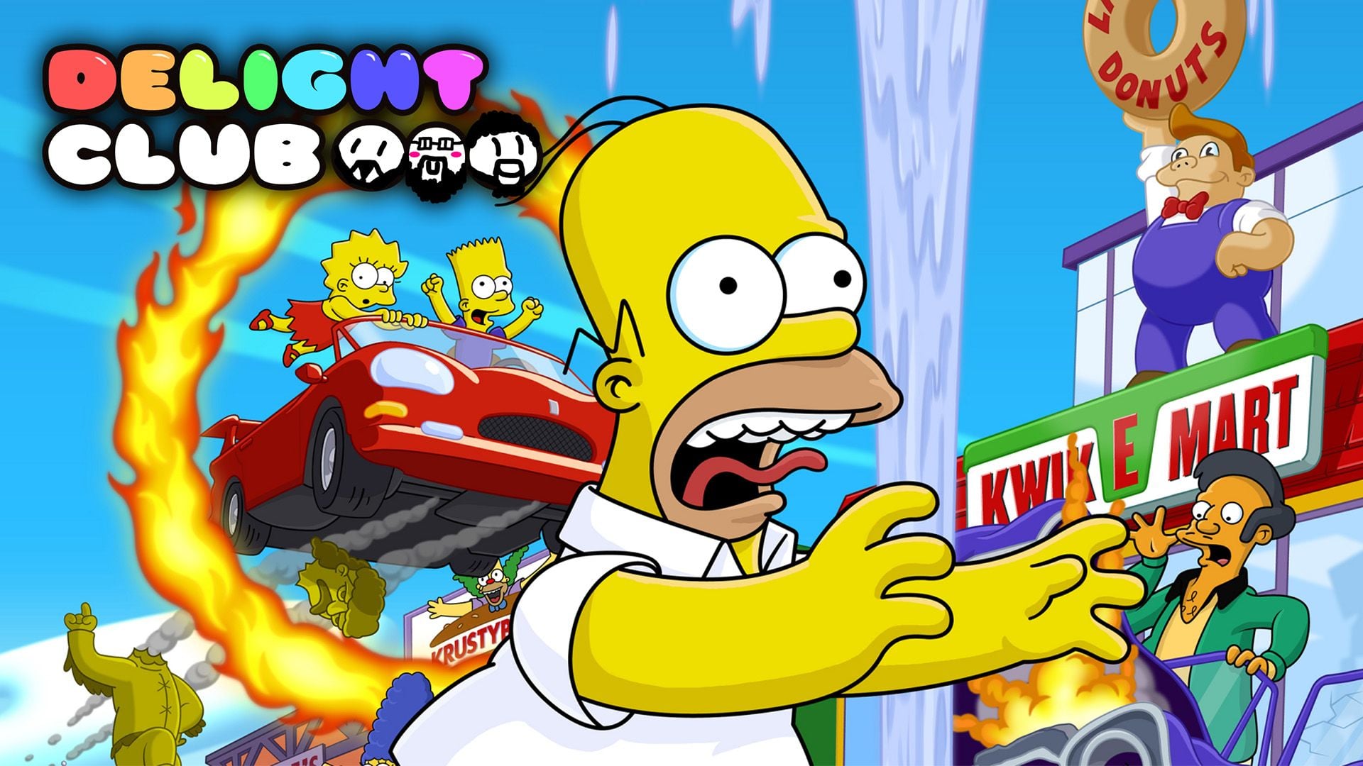 1920x1080 Delight Club. The Simpsons: Hit & Run and more!