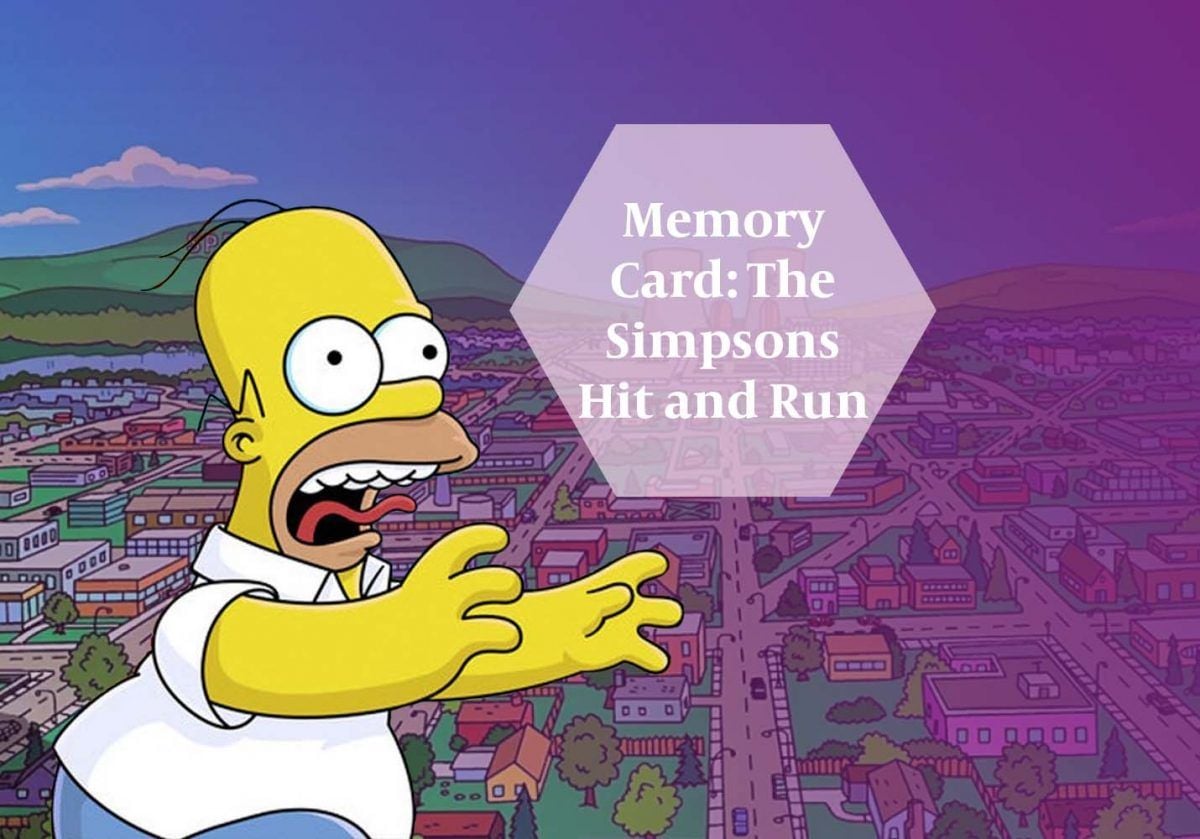 1200x839 Memory Card: The Simpsons Hit and Run Courier Online